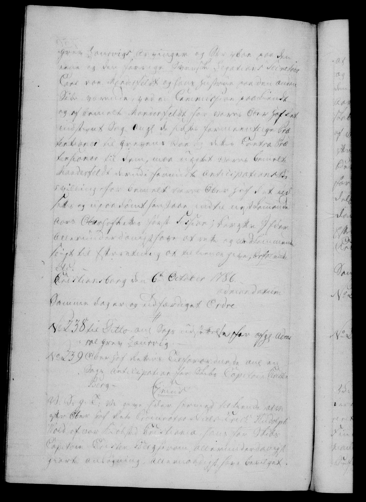 Danske Kanselli 1572-1799, AV/RA-EA-3023/F/Fc/Fca/Fcab/L0043: Norske tegnelser, 1782-1786, s. 756b