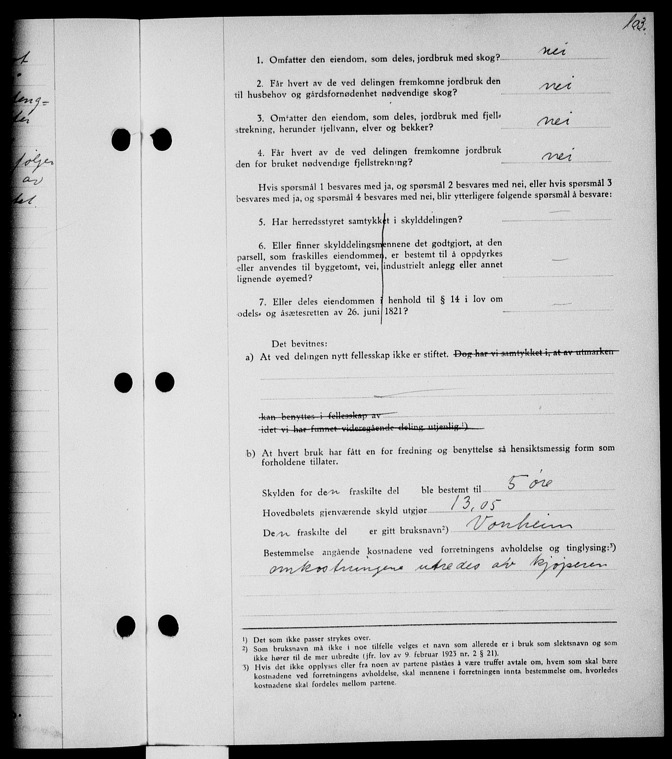 Holmestrand sorenskriveri, SAKO/A-67/G/Ga/Gaa/L0054: Pantebok nr. A-54, 1941-1942, Dagboknr: 1626/1941