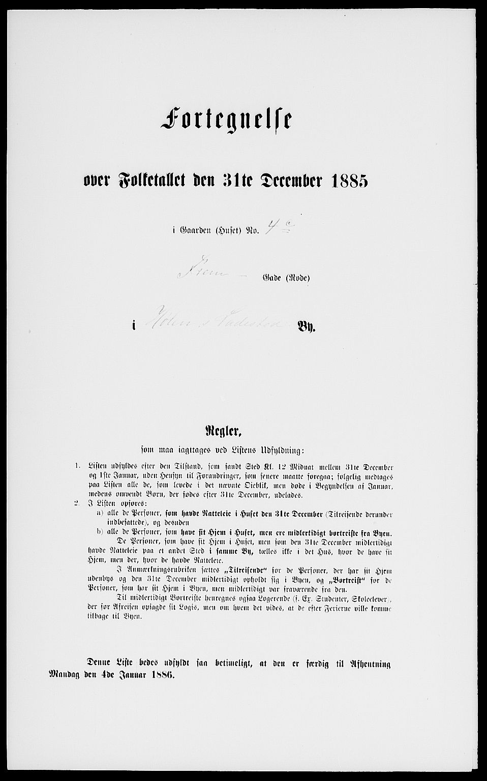 RA, Folketelling 1885 for 0204 Hølen ladested, 1885, s. 11