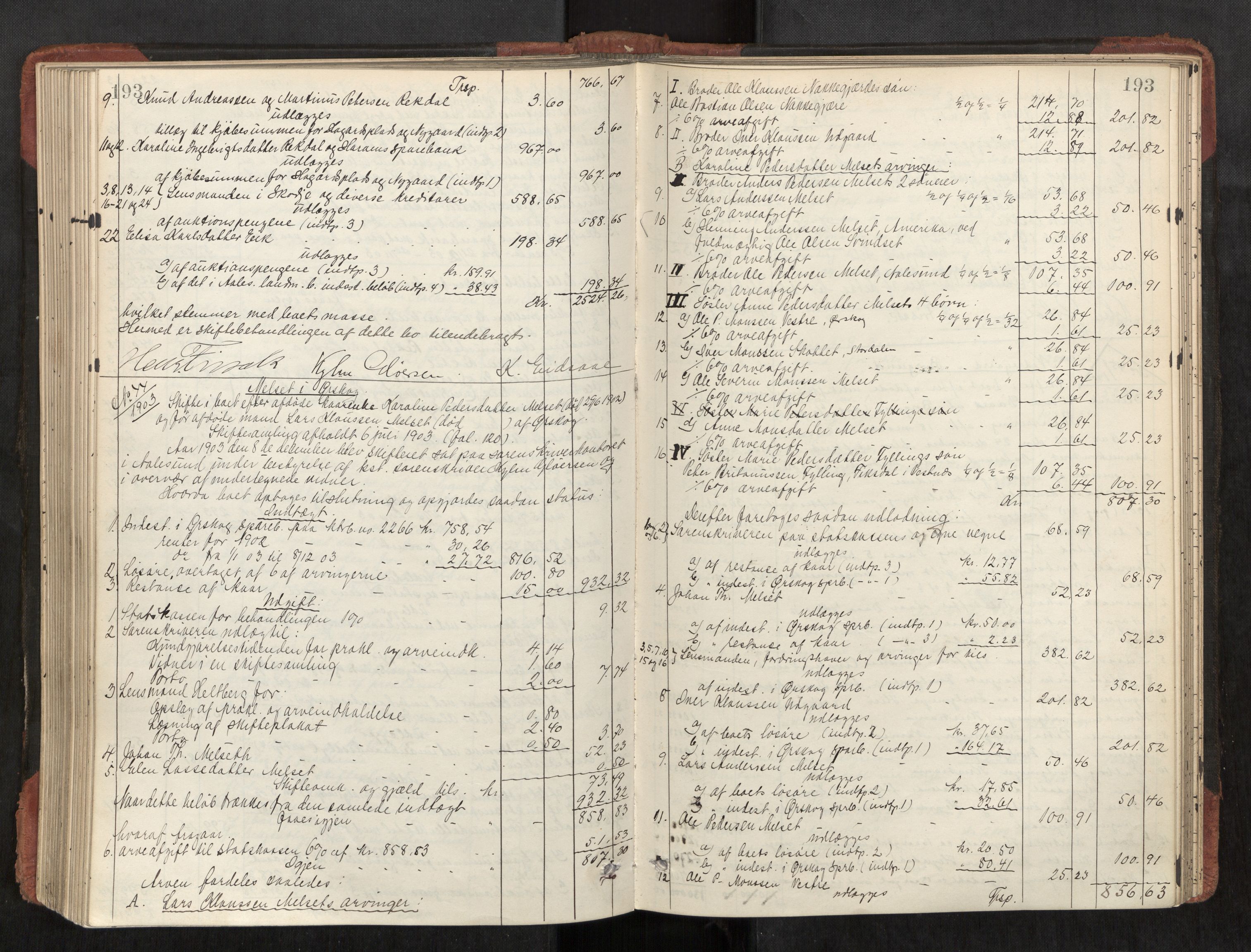 Nordre Sunnmøre sorenskriveri, AV/SAT-A-0006/1/3/3A/L0023: Skiftesluttningsprotokoll 4, 1898-1905, s. 193