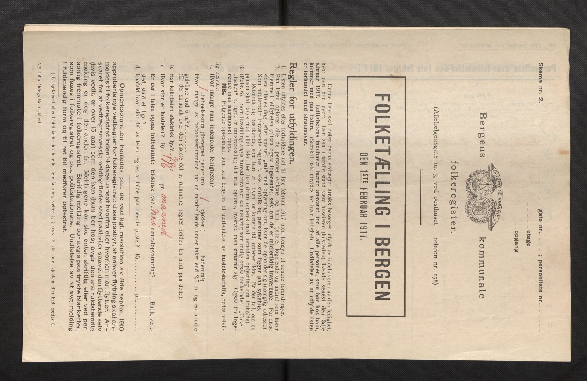 SAB, Kommunal folketelling 1917 for Bergen kjøpstad, 1917, s. 10084