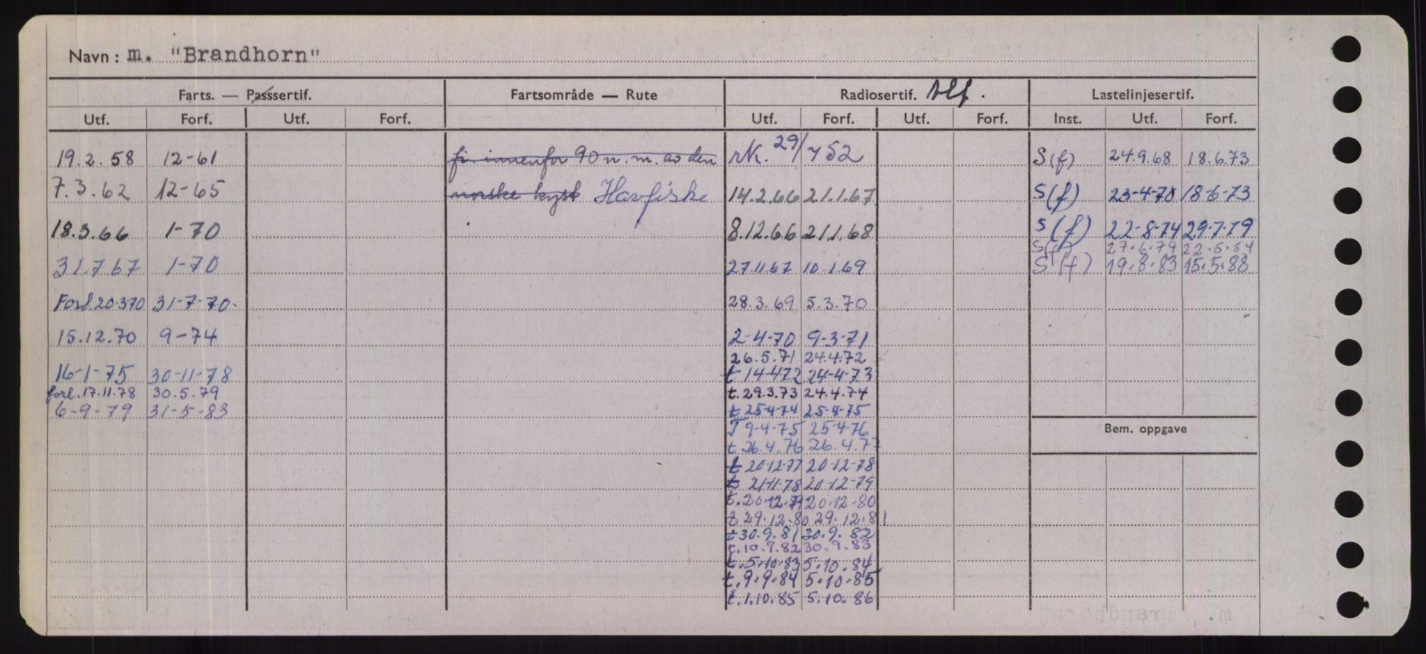 Sjøfartsdirektoratet med forløpere, Skipsmålingen, RA/S-1627/H/Hd/L0005: Fartøy, Br-Byg, s. 92