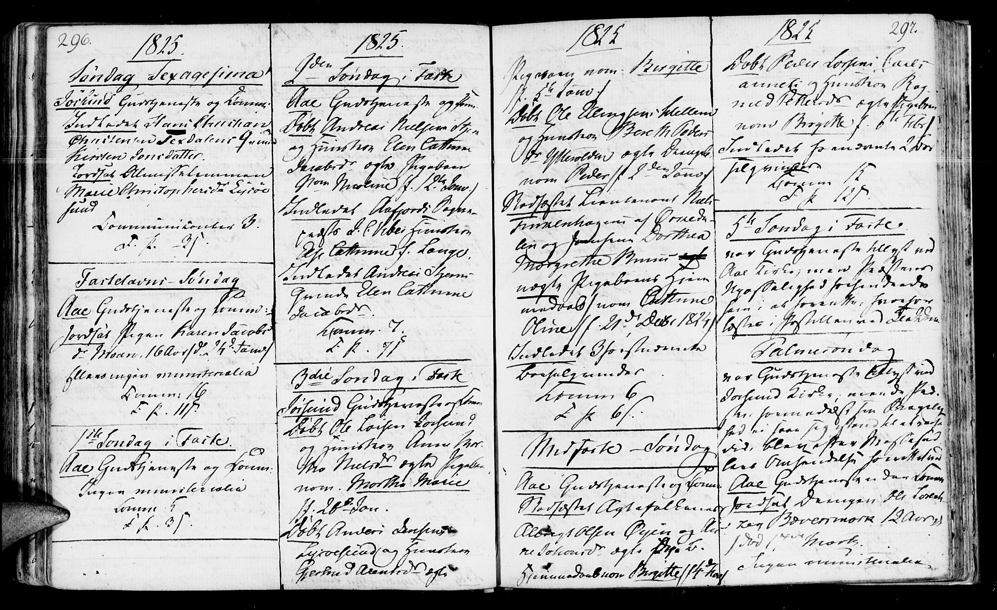 Ministerialprotokoller, klokkerbøker og fødselsregistre - Sør-Trøndelag, SAT/A-1456/655/L0674: Ministerialbok nr. 655A03, 1802-1826, s. 296-297