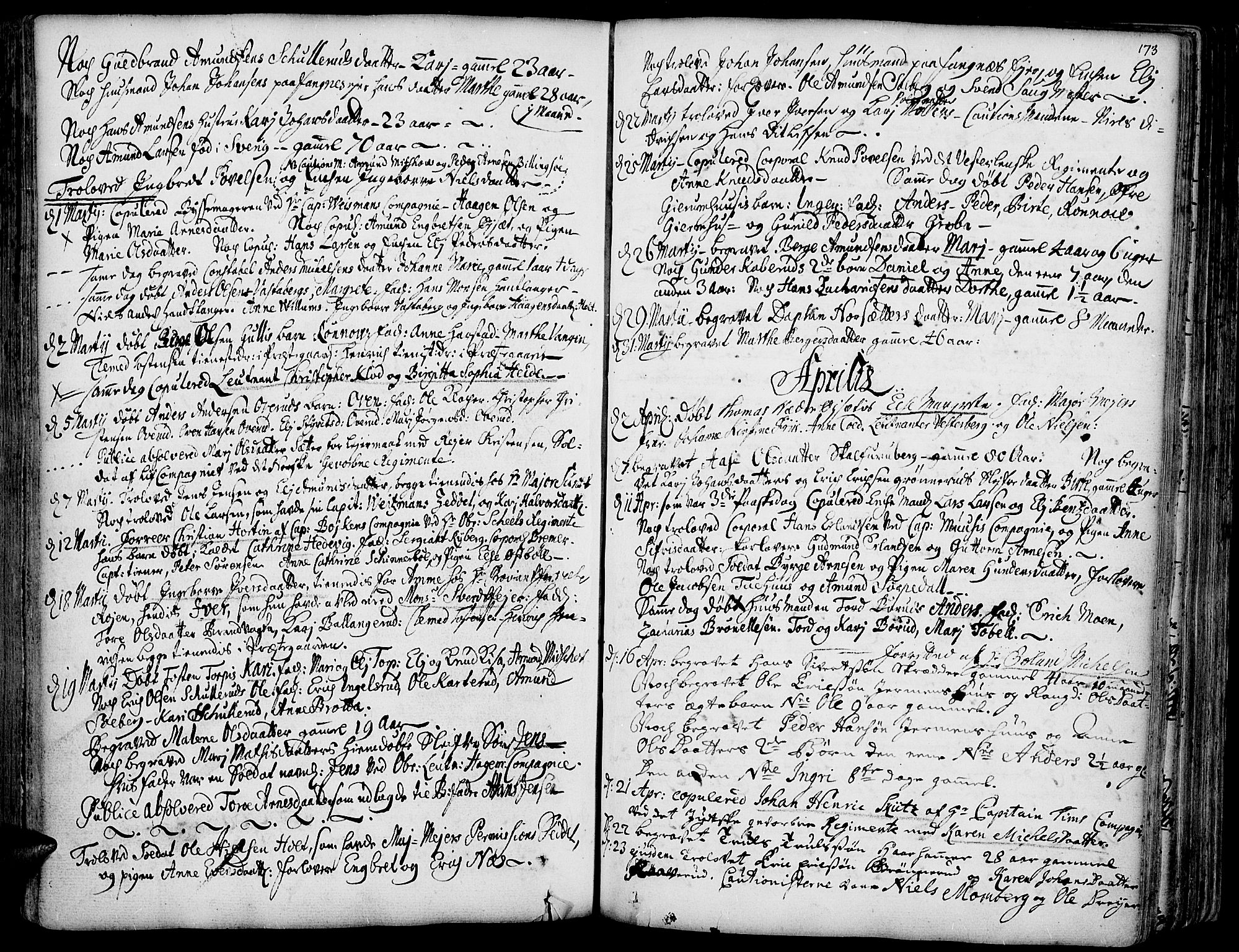 Vinger prestekontor, AV/SAH-PREST-024/H/Ha/Haa/L0001: Ministerialbok nr. 1, 1689-1729, s. 173