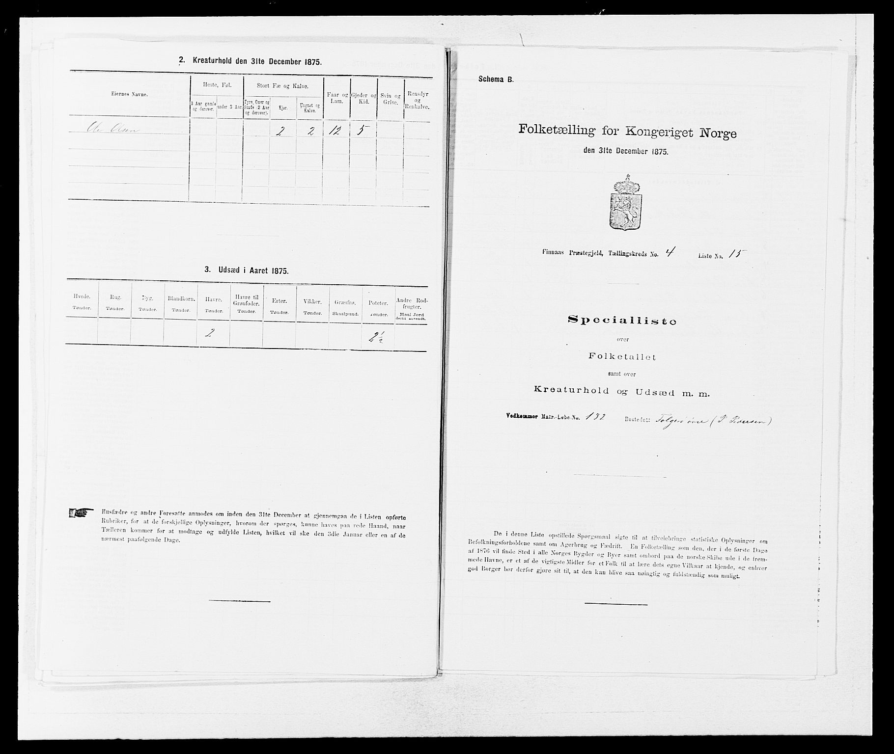 SAB, Folketelling 1875 for 1218P Finnås prestegjeld, 1875, s. 552