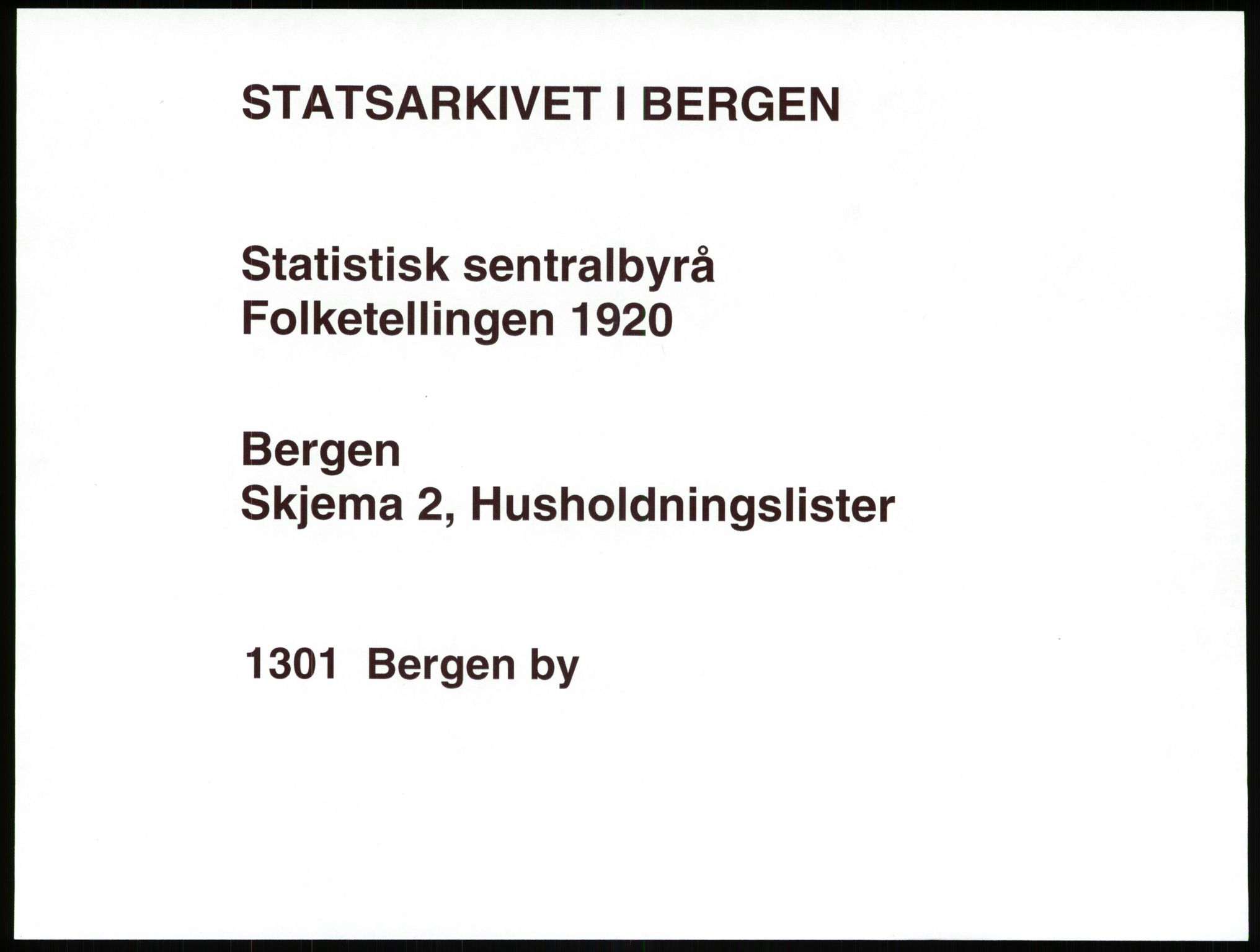 SAB, Folketelling 1920 for 1301 Bergen kjøpstad, 1920, s. 44493