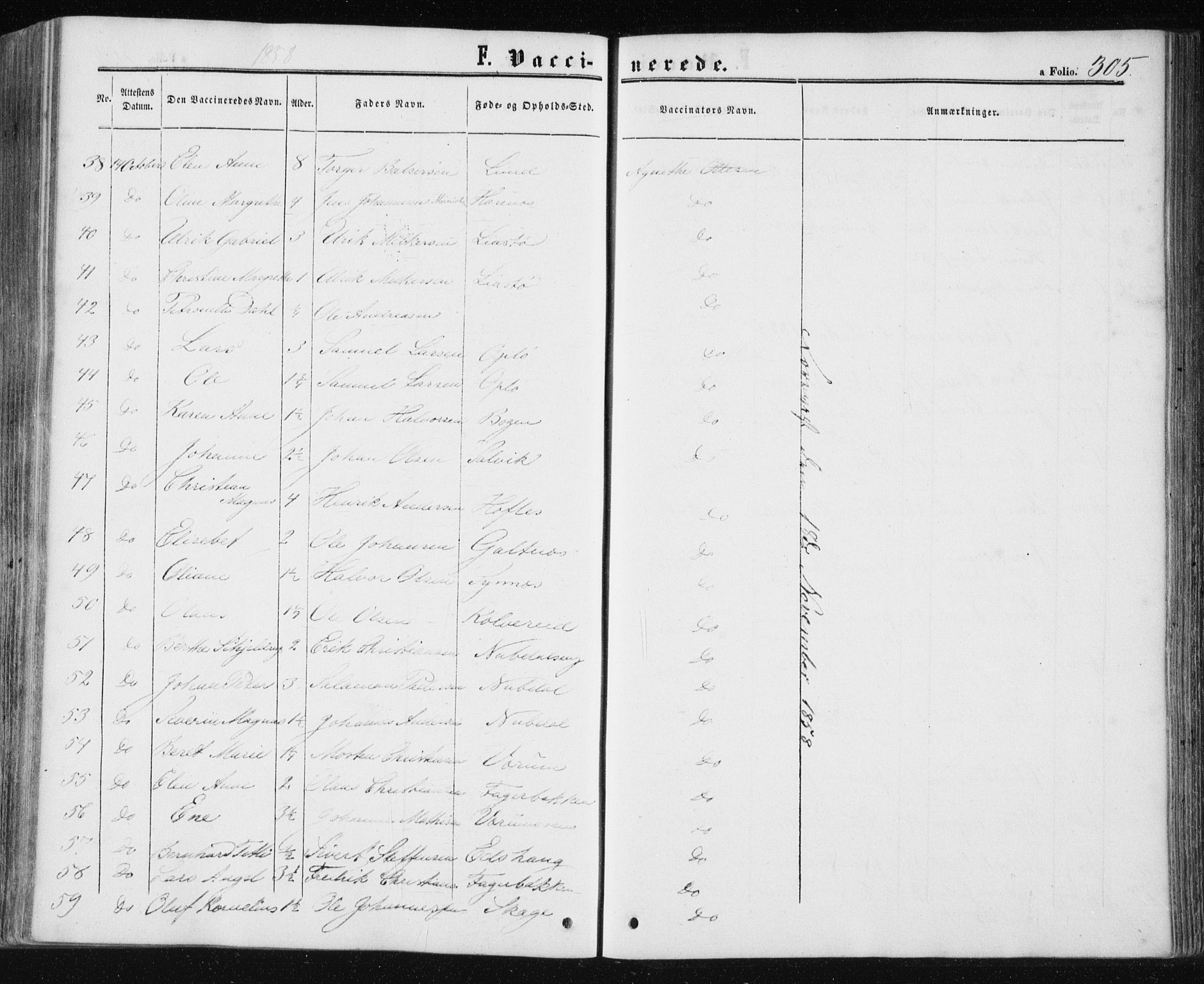 Ministerialprotokoller, klokkerbøker og fødselsregistre - Nord-Trøndelag, AV/SAT-A-1458/780/L0641: Ministerialbok nr. 780A06, 1857-1874, s. 305