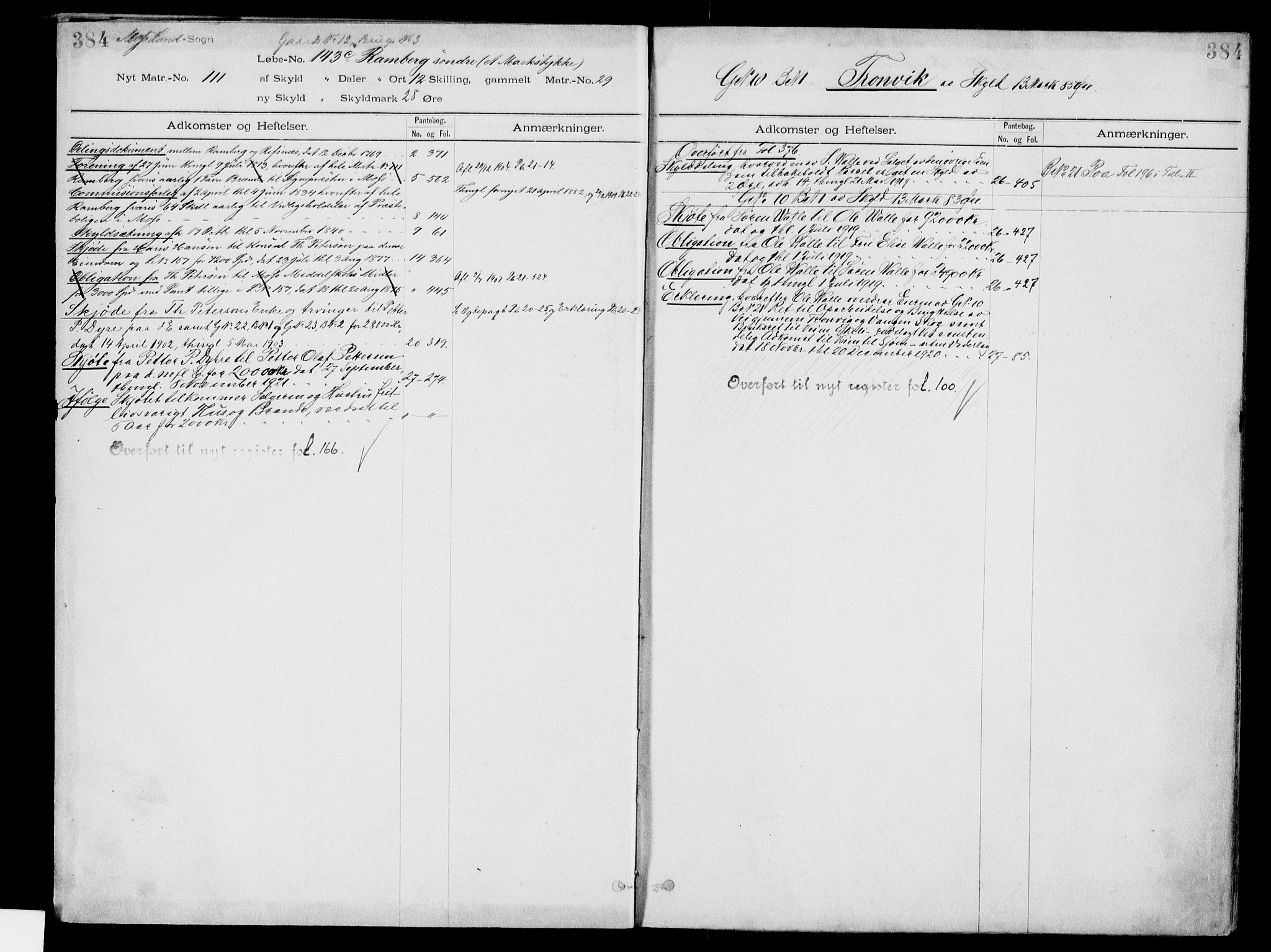 Moss sorenskriveri, SAO/A-10168: Panteregister nr. IV 3b, 1769-1926, s. 384