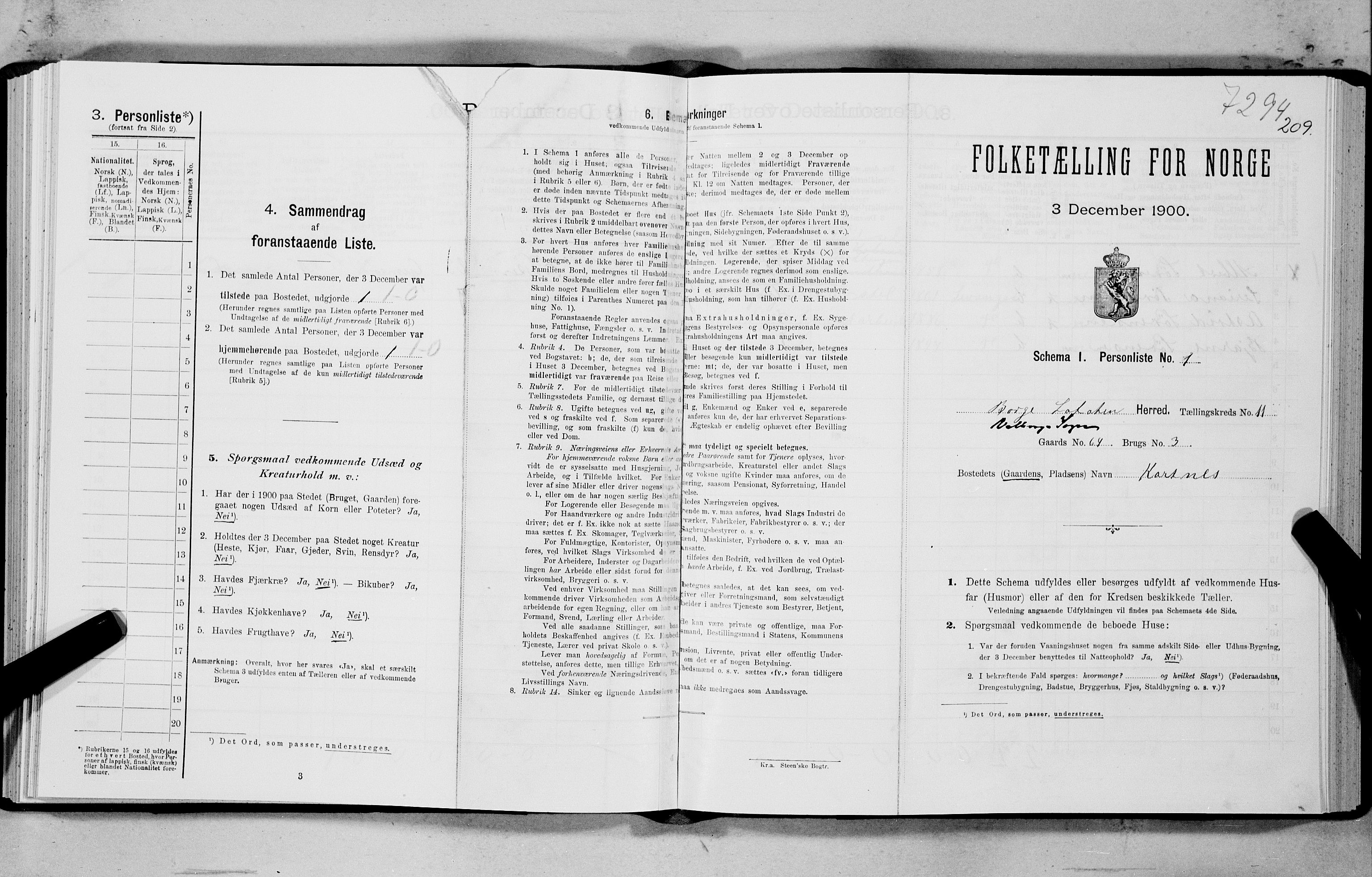 SAT, Folketelling 1900 for 1862 Borge herred, 1900, s. 1093