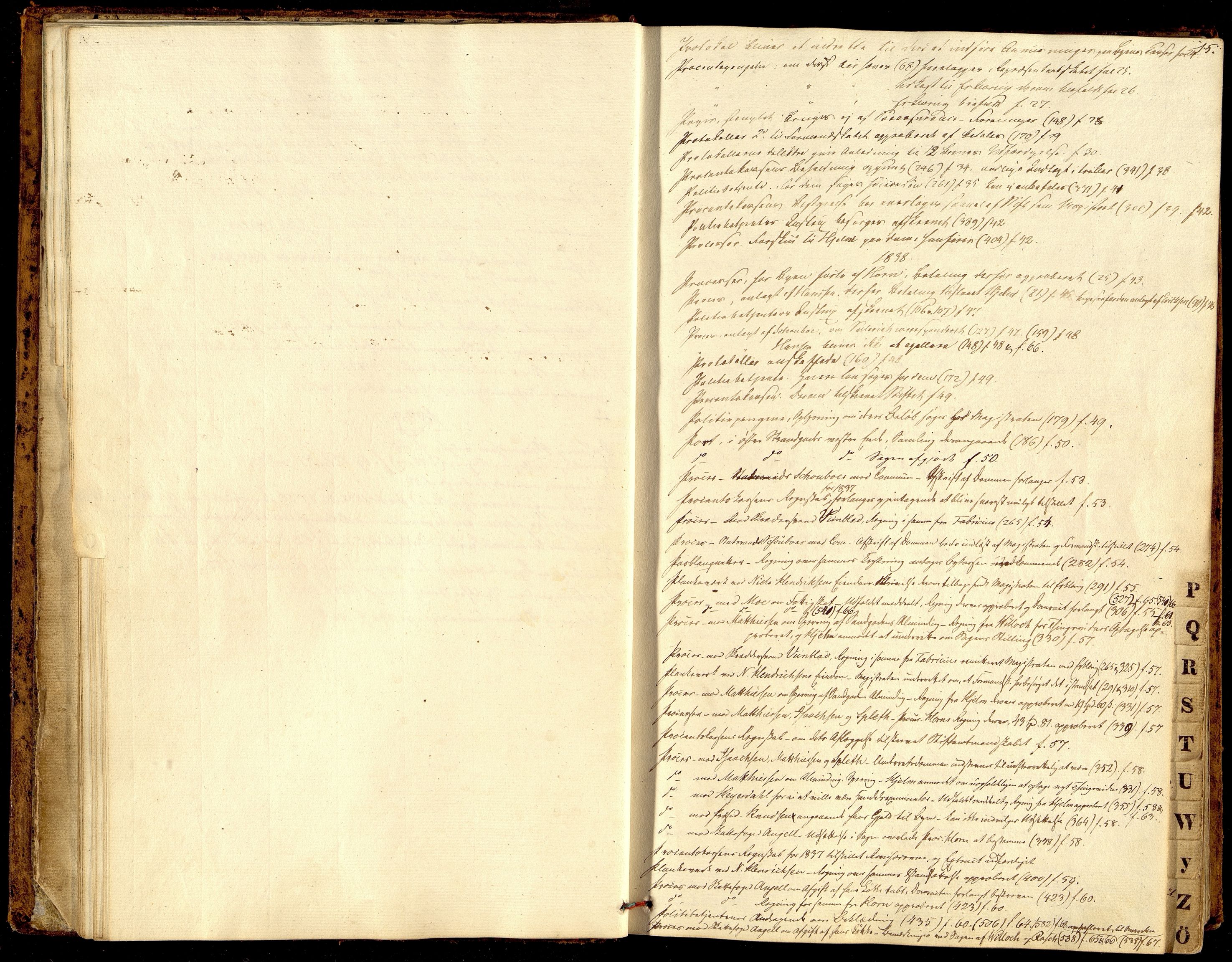 Kristiansand By - Formannskapet, ARKSOR/1001KG120/A/Aa/L0001: Møtebok (d), 1837-1842