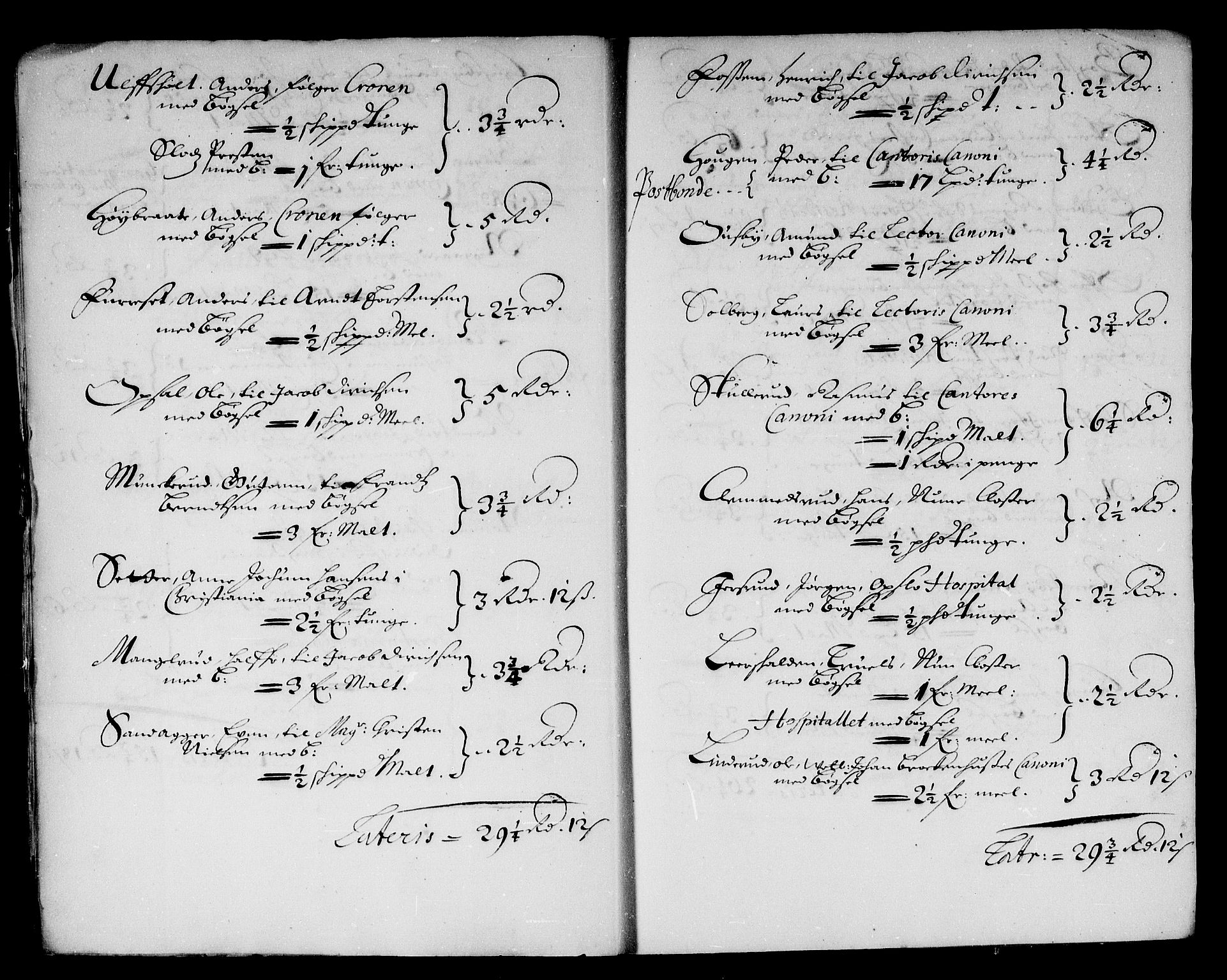 Rentekammeret inntil 1814, Reviderte regnskaper, Stiftamtstueregnskaper, Landkommissariatet på Akershus og Akershus stiftamt, AV/RA-EA-5869/R/Rb/L0120: Akershus stiftamt, 1673-1676
