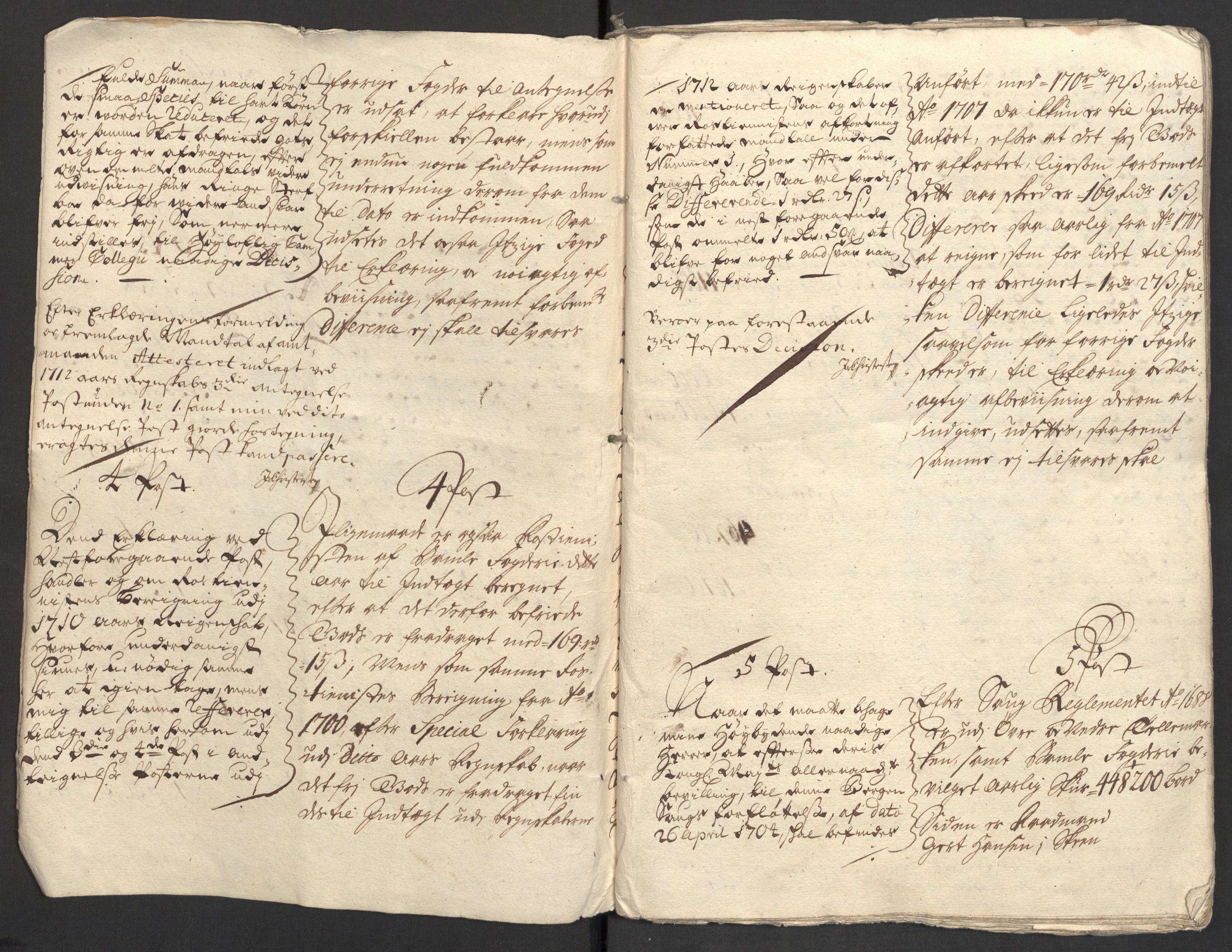 Rentekammeret inntil 1814, Reviderte regnskaper, Fogderegnskap, RA/EA-4092/R36/L2122: Fogderegnskap Øvre og Nedre Telemark og Bamble, 1710-1711, s. 5