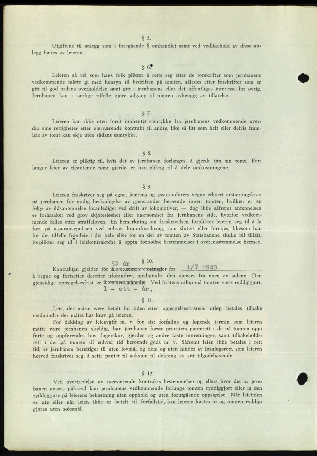 Nedenes sorenskriveri, SAK/1221-0006/G/Gb/Gba/L0059: Pantebok nr. A11, 1948-1948, Dagboknr: 1240/1948