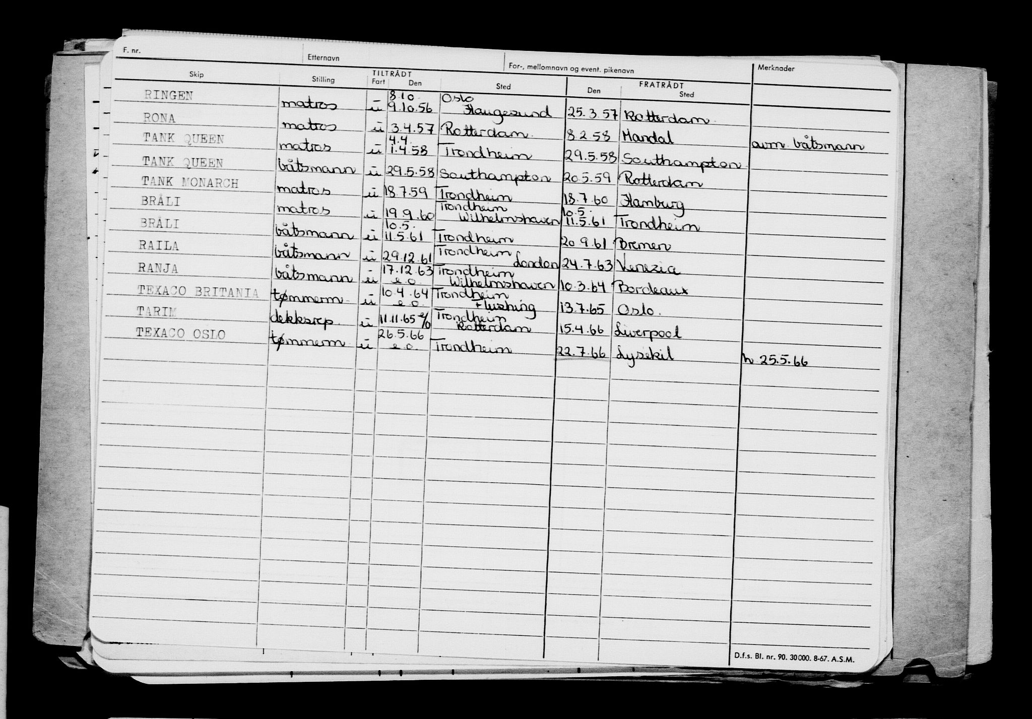 Direktoratet for sjømenn, AV/RA-S-3545/G/Gb/L0172: Hovedkort, 1919, s. 449