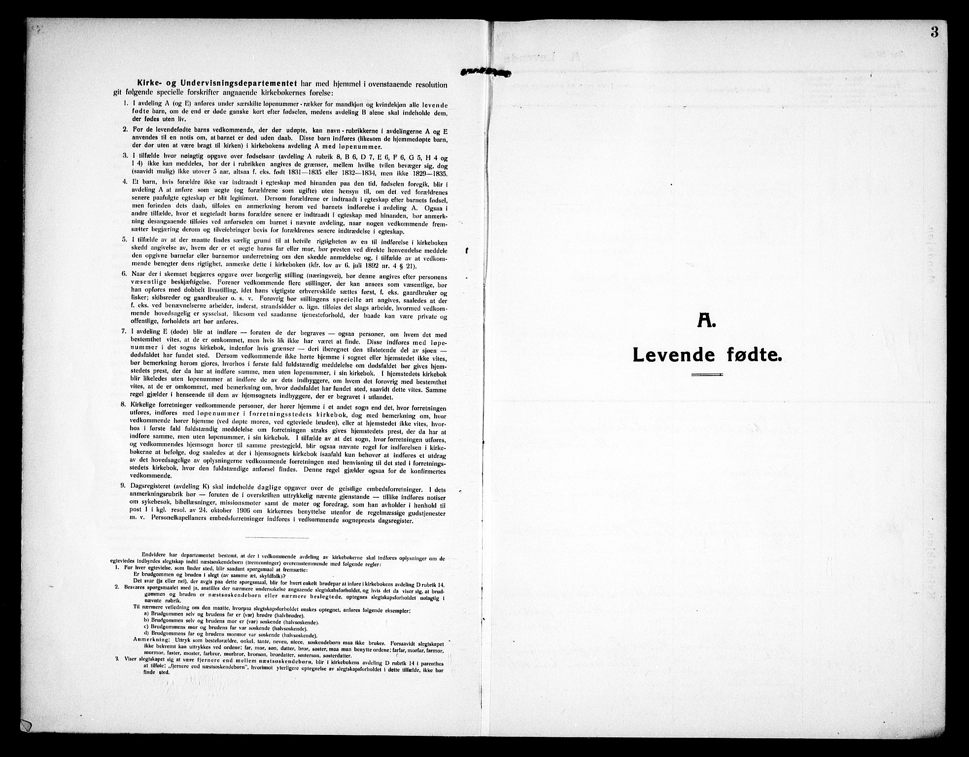 Høland prestekontor Kirkebøker, AV/SAO-A-10346a/F/Fa/L0016: Ministerialbok nr. I 16, 1912-1921, s. 3