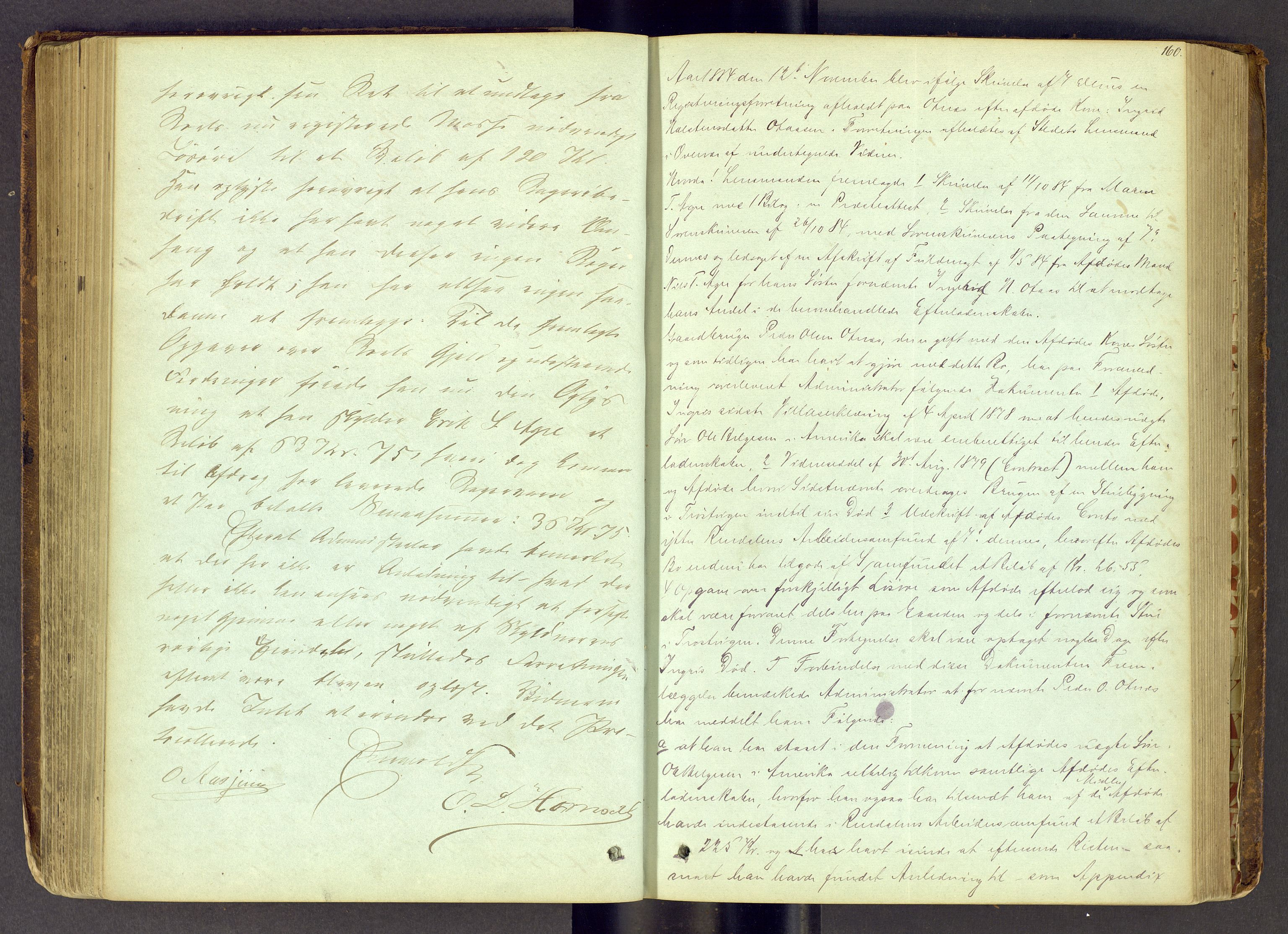 Nord-Østerdal tingrett, AV/SAH-TING-020/J/Jb/L0001: Skifteregistreringsprotokoll, 1847-1885, s. 160