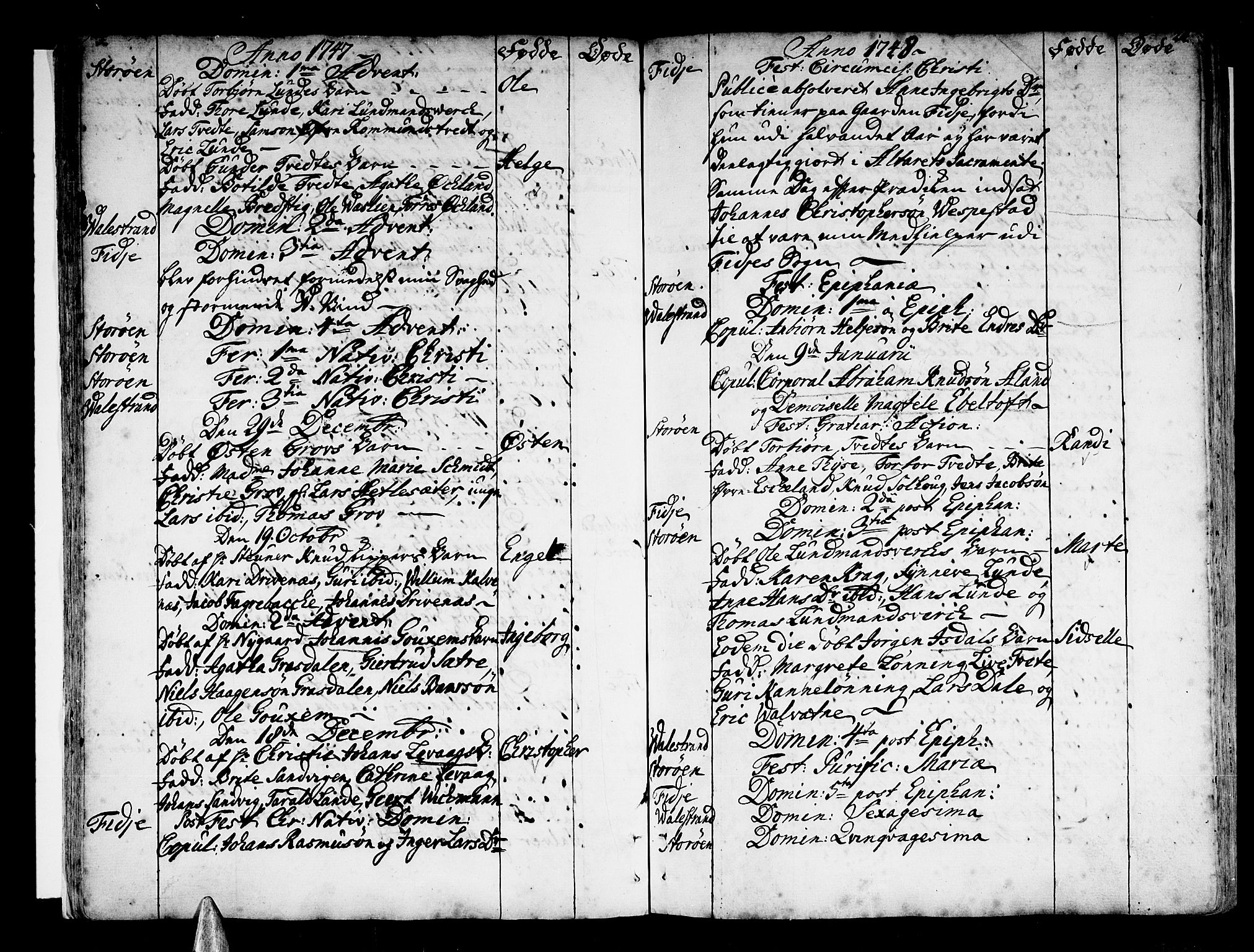 Stord sokneprestembete, SAB/A-78201/H/Haa: Ministerialbok nr. A 2, 1744-1777, s. 24