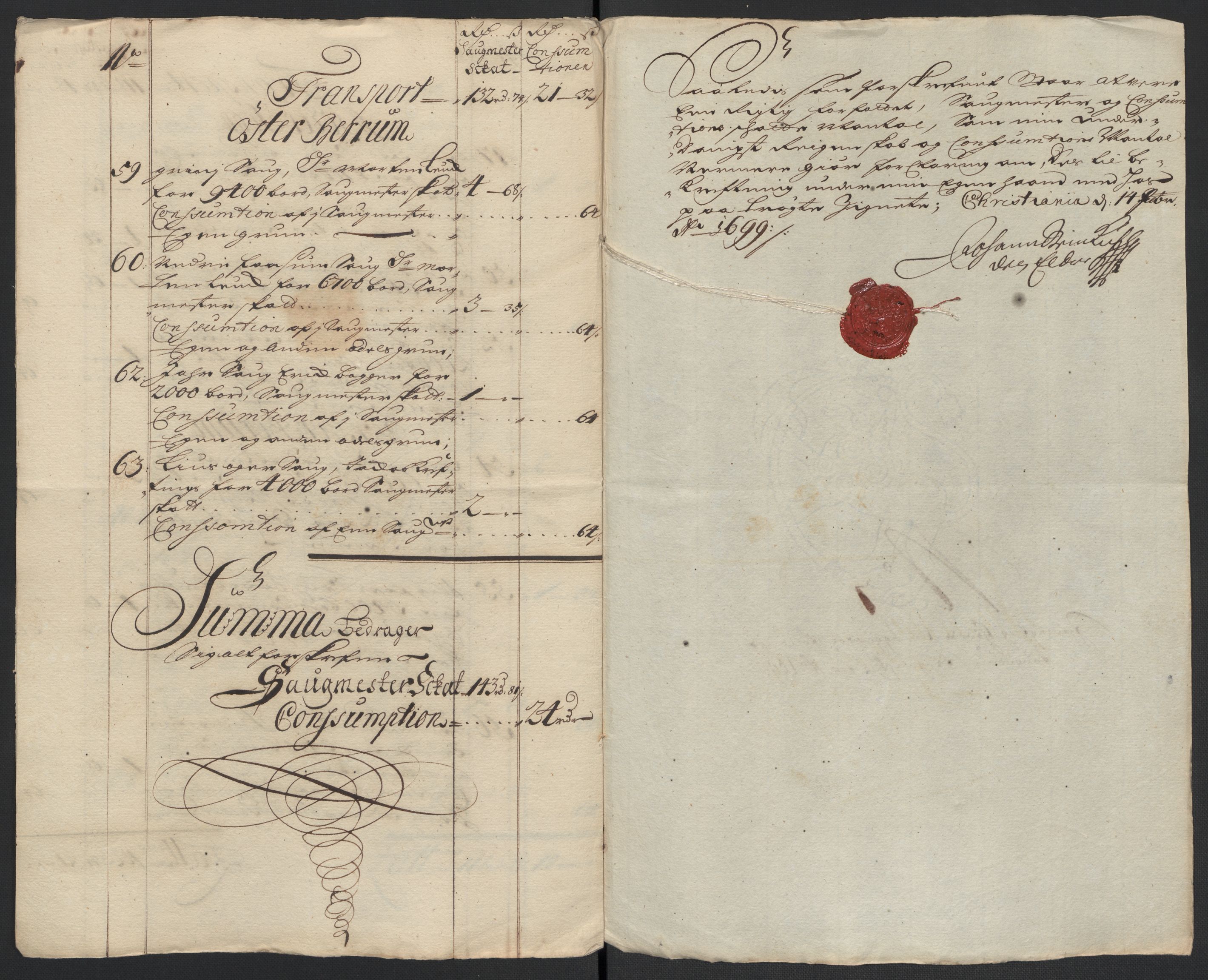 Rentekammeret inntil 1814, Reviderte regnskaper, Fogderegnskap, RA/EA-4092/R10/L0441: Fogderegnskap Aker og Follo, 1698, s. 136