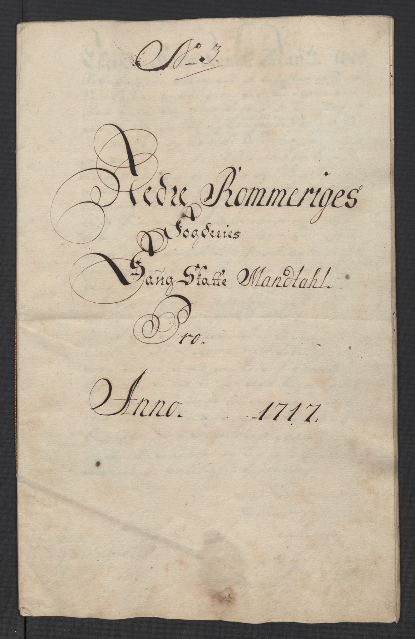 Rentekammeret inntil 1814, Reviderte regnskaper, Fogderegnskap, RA/EA-4092/R11/L0599: Fogderegnskap Nedre Romerike, 1717, s. 115