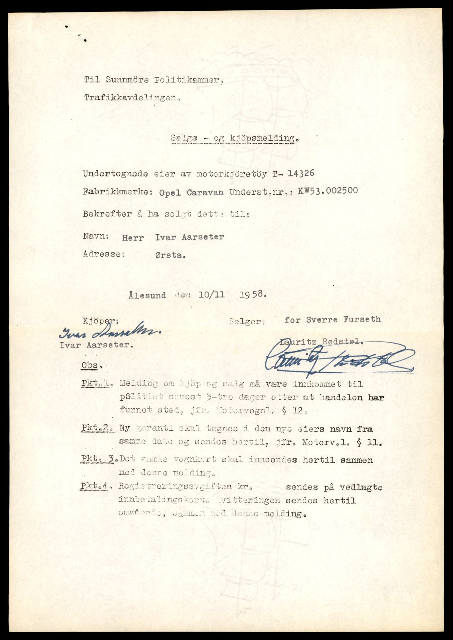 Møre og Romsdal vegkontor - Ålesund trafikkstasjon, AV/SAT-A-4099/F/Fe/L0045: Registreringskort for kjøretøy T 14320 - T 14444, 1927-1998, s. 209