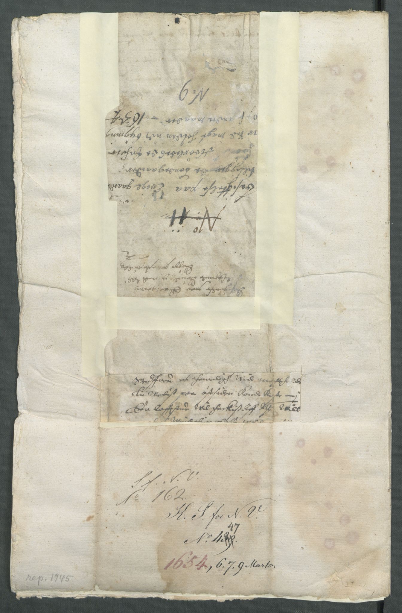 Riksarkivets diplomsamling, AV/RA-EA-5965/F02/L0166: Dokumenter, 1654-1656, s. 14