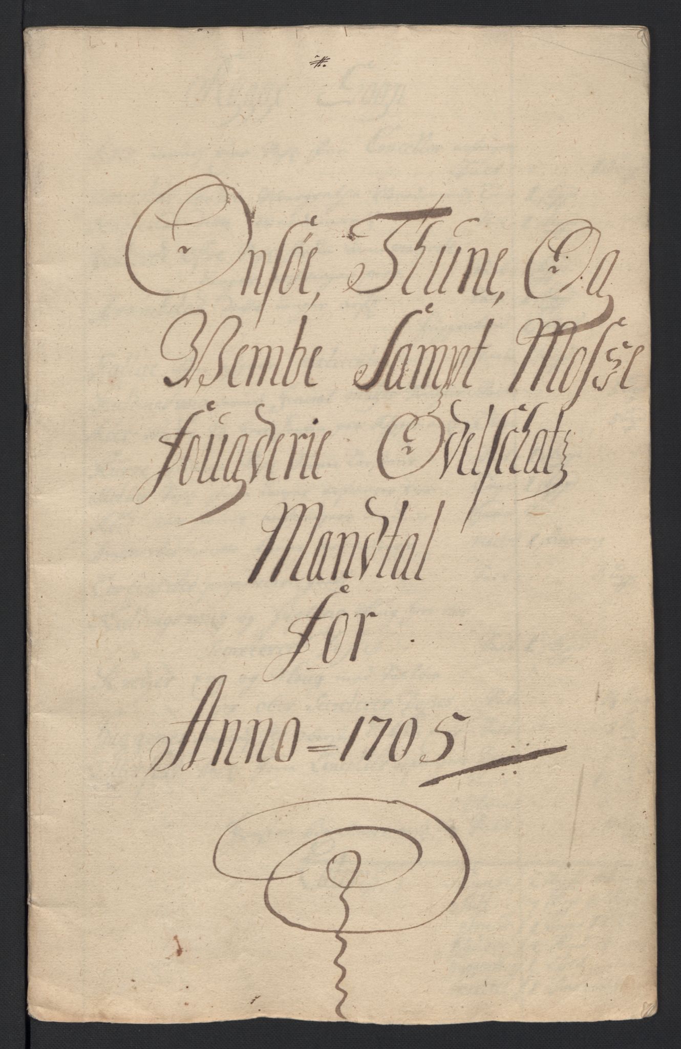 Rentekammeret inntil 1814, Reviderte regnskaper, Fogderegnskap, AV/RA-EA-4092/R04/L0133: Fogderegnskap Moss, Onsøy, Tune, Veme og Åbygge, 1705-1706, s. 35