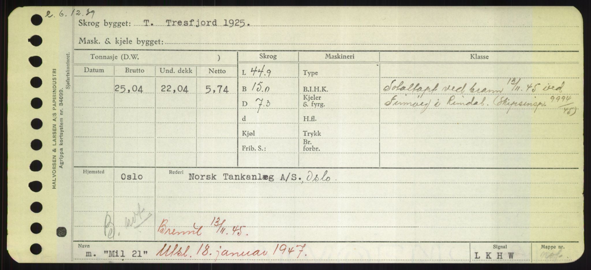 Sjøfartsdirektoratet med forløpere, Skipsmålingen, RA/S-1627/H/Hd/L0024: Fartøy, M-Mim, s. 581