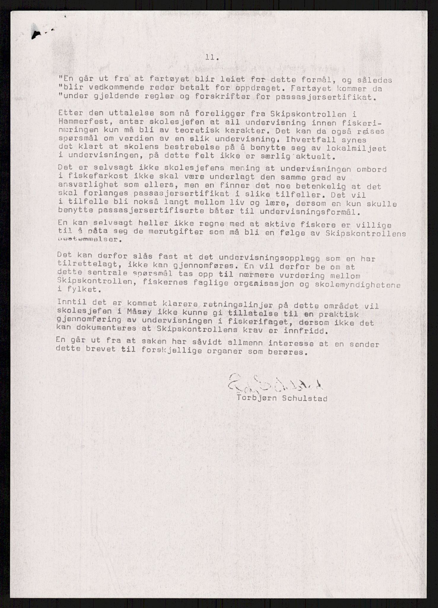 Sjøfartsdirektoratet med forløpere, generelt arkiv, AV/RA-S-1407/D/Du/Duc/L0641/0004: Skipskontrollen - Forskrifter    / Utleiebåter (2 mapper), 1977-1989, s. 107