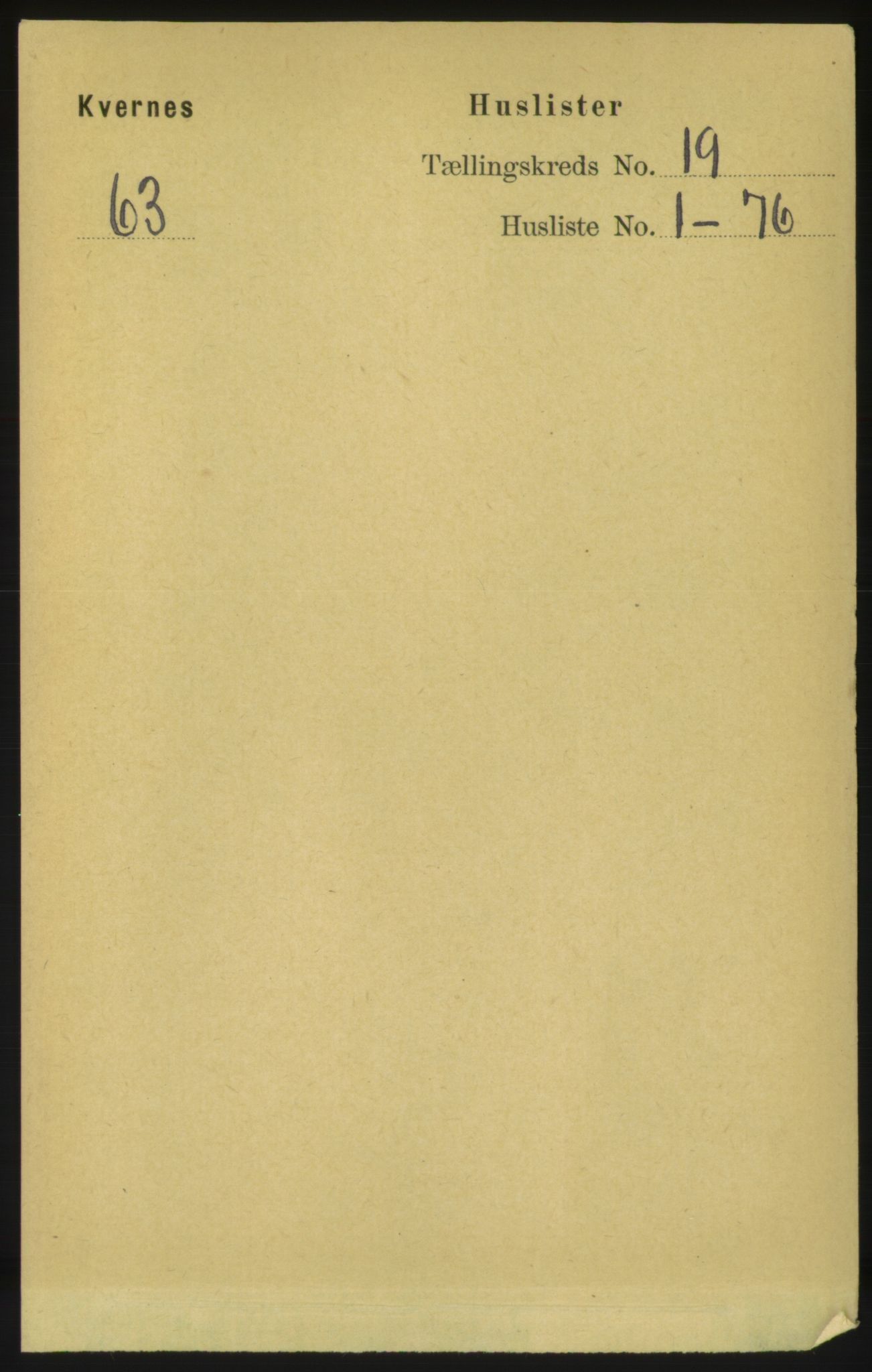 RA, Folketelling 1891 for 1553 Kvernes herred, 1891, s. 8377