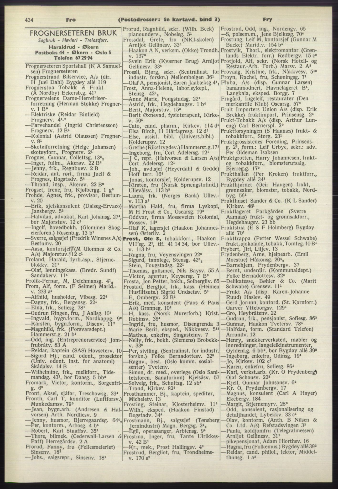 Kristiania/Oslo adressebok, PUBL/-, 1970-1971, s. 434