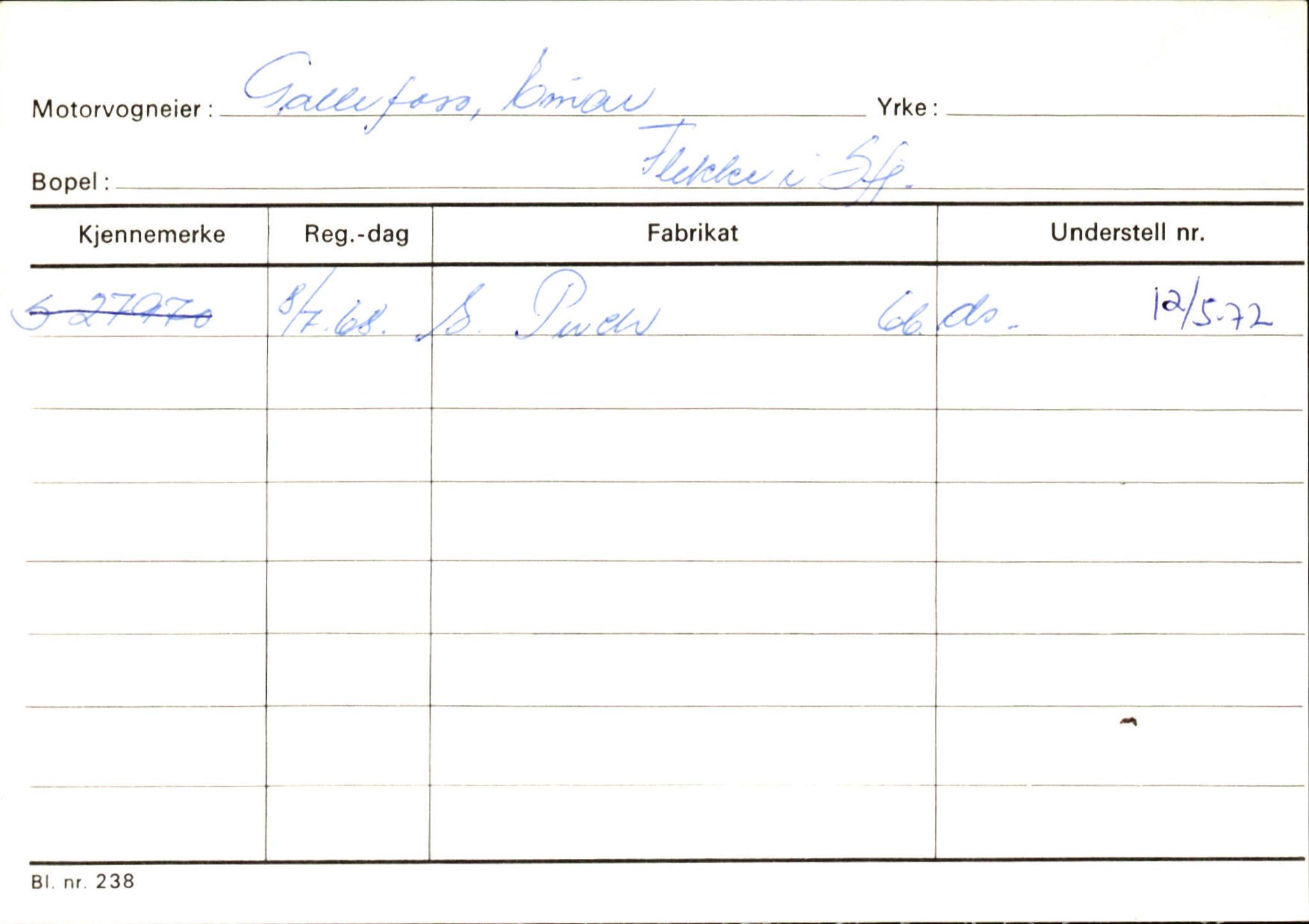 Statens vegvesen, Sogn og Fjordane vegkontor, SAB/A-5301/4/F/L0125: Eigarregister Sogndal V-Å. Aurland A-Å. Fjaler A-N, 1945-1975, s. 1739