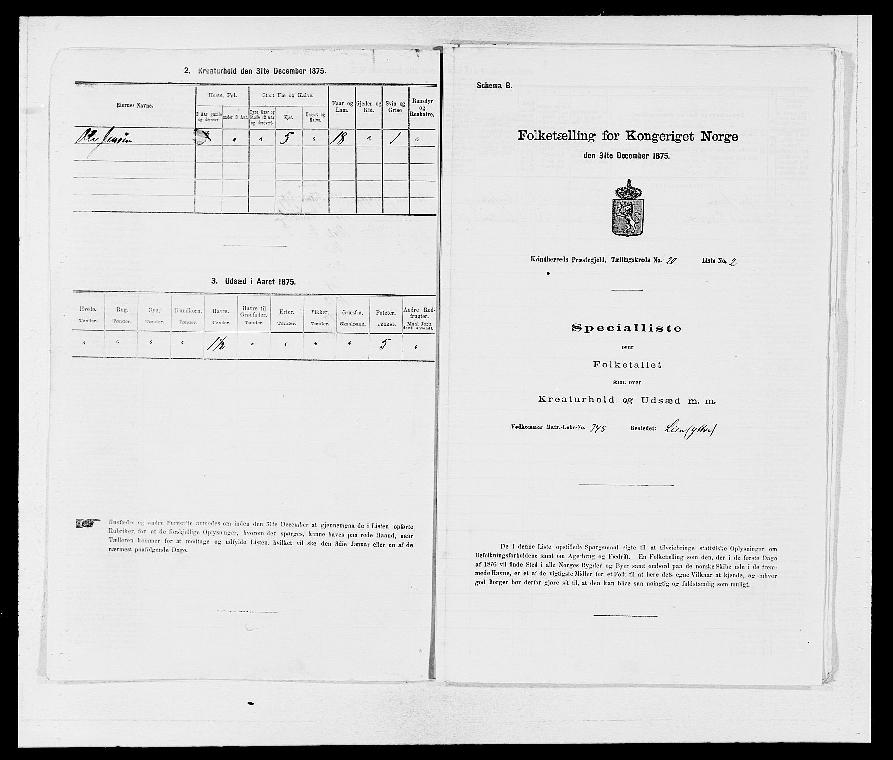 SAB, Folketelling 1875 for 1224P Kvinnherad prestegjeld, 1875, s. 1279