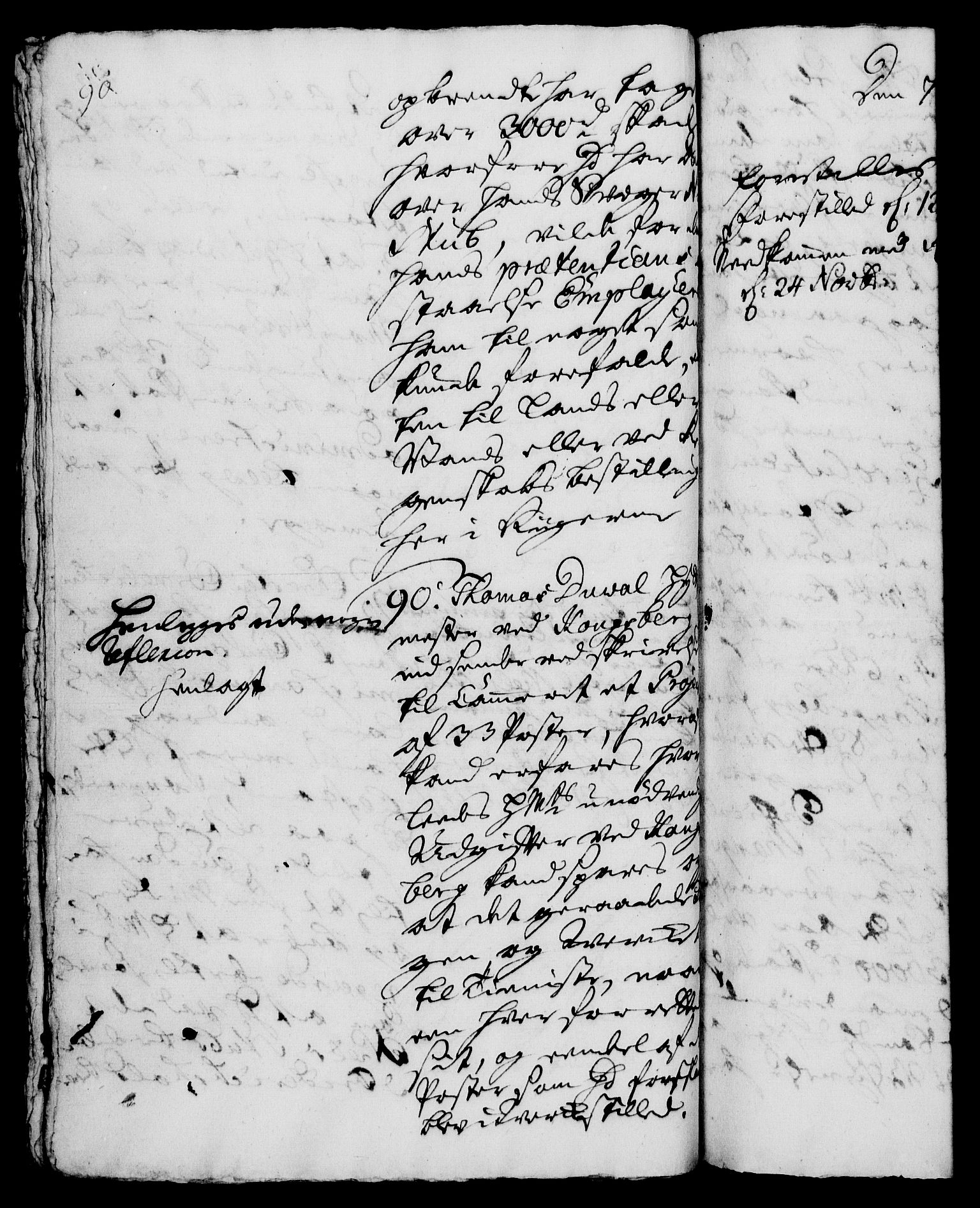 Rentekammeret, Kammerkanselliet, RA/EA-3111/G/Gh/Gha/L0008: Norsk ekstraktmemorialprotokoll (merket RK 53.53), 1725-1726, s. 90