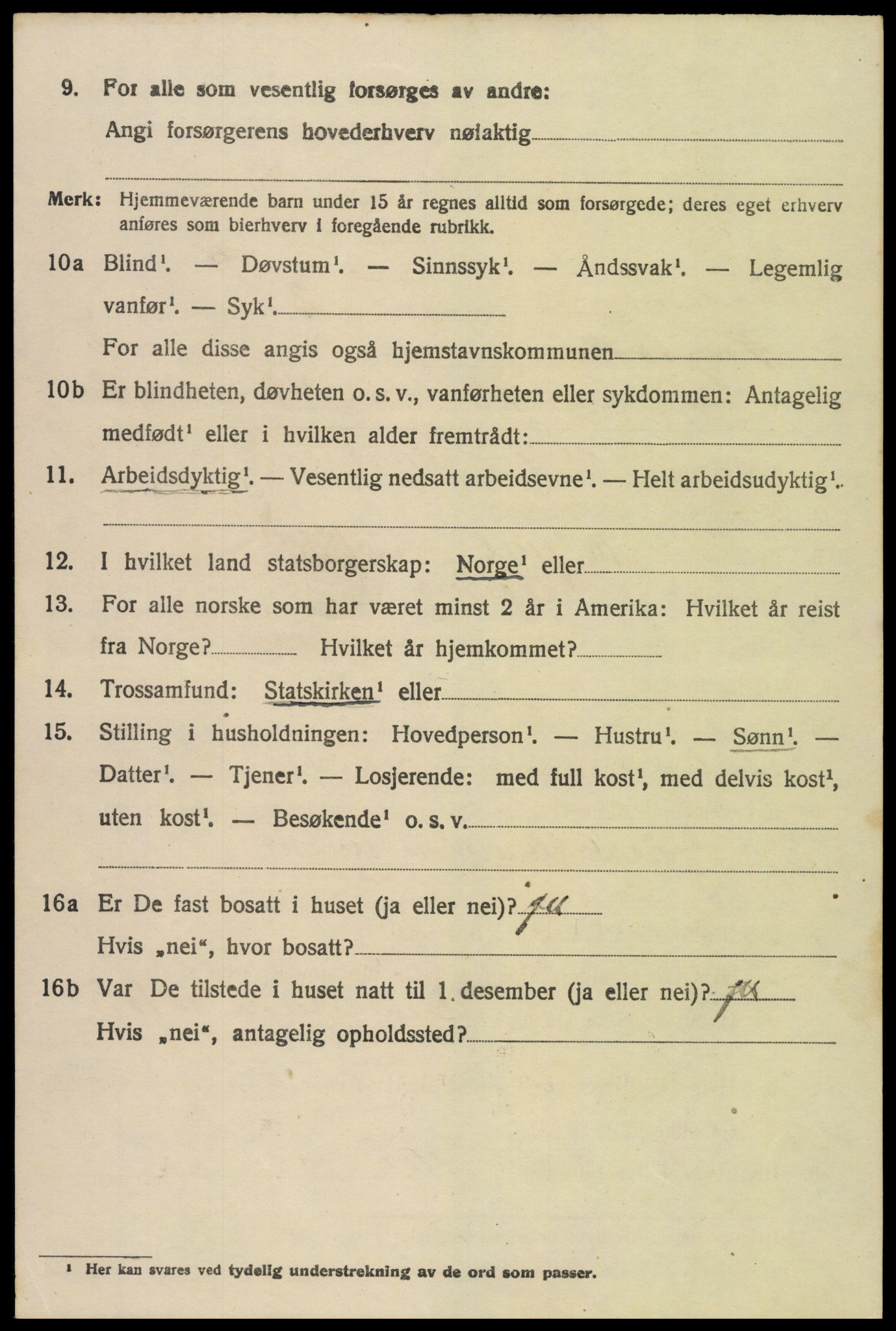 SAH, Folketelling 1920 for 0524 Fåberg herred, 1920, s. 9207