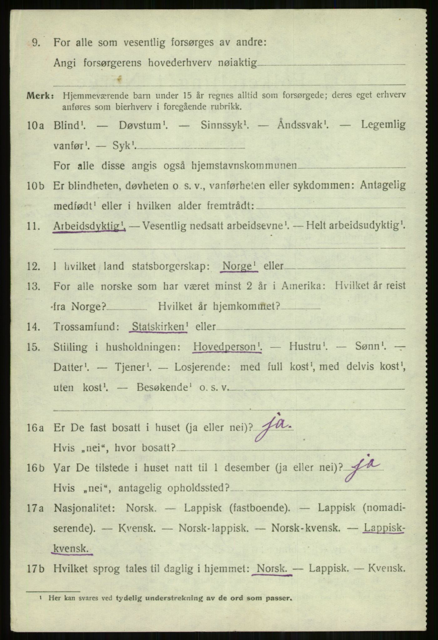 SATØ, Folketelling 1920 for 1941 Skjervøy herred, 1920, s. 2098