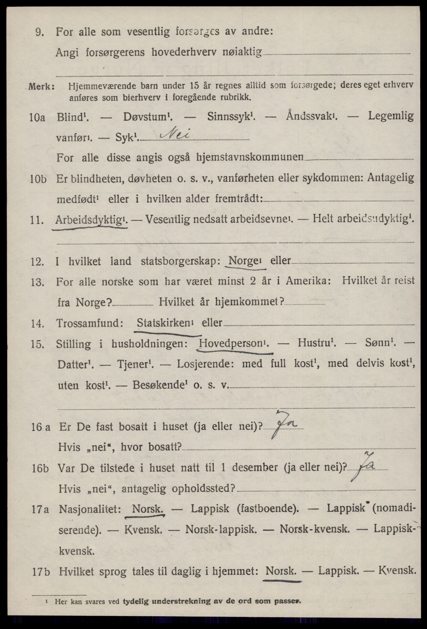 SAT, Folketelling 1920 for 1626 Stjørna herred, 1920, s. 3837