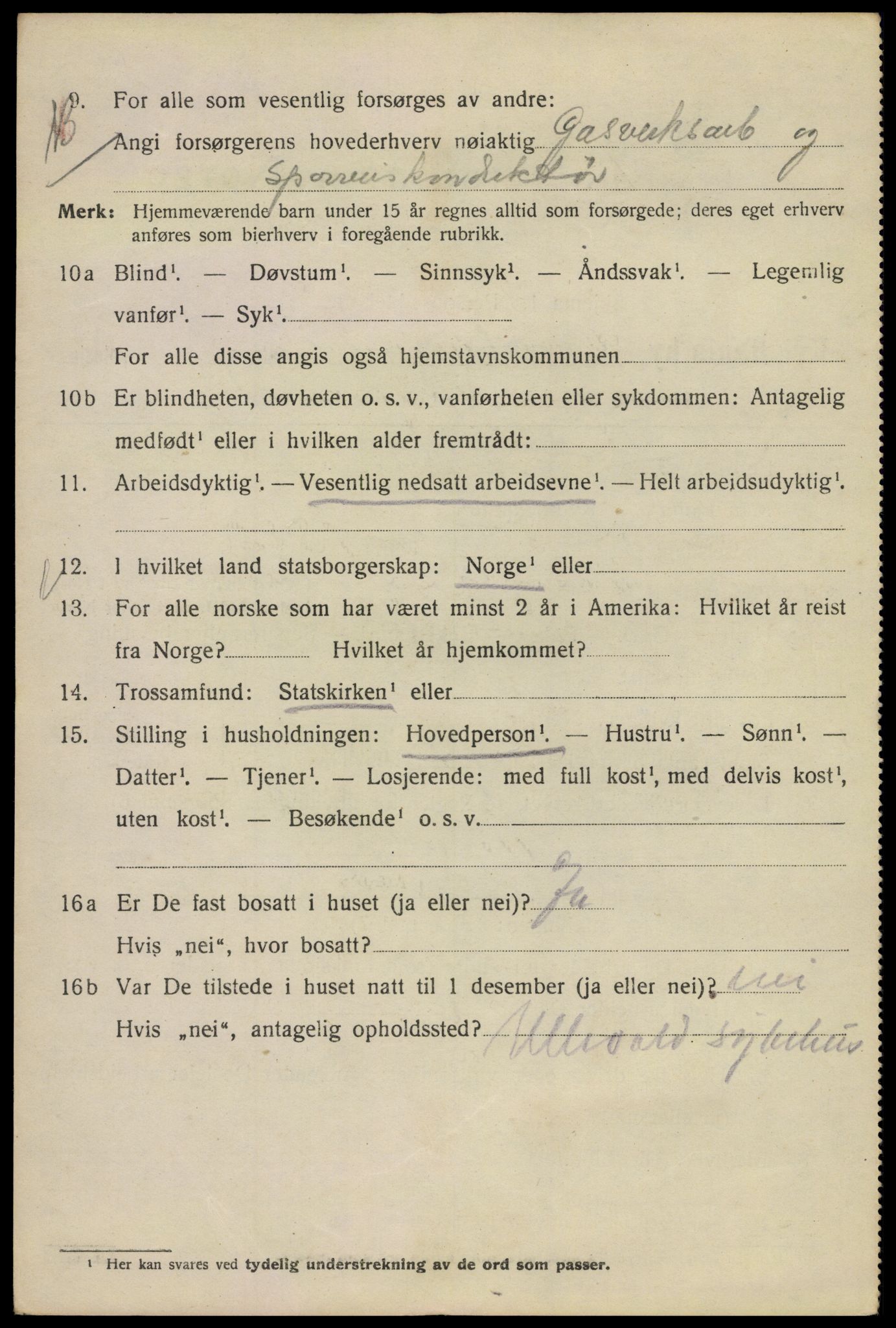 SAO, Folketelling 1920 for 0301 Kristiania kjøpstad, 1920, s. 392478