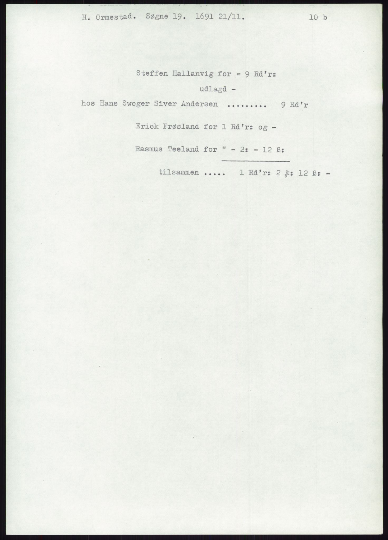 Samlinger til kildeutgivelse, Diplomavskriftsamlingen, AV/RA-EA-4053/H/Ha, s. 2264