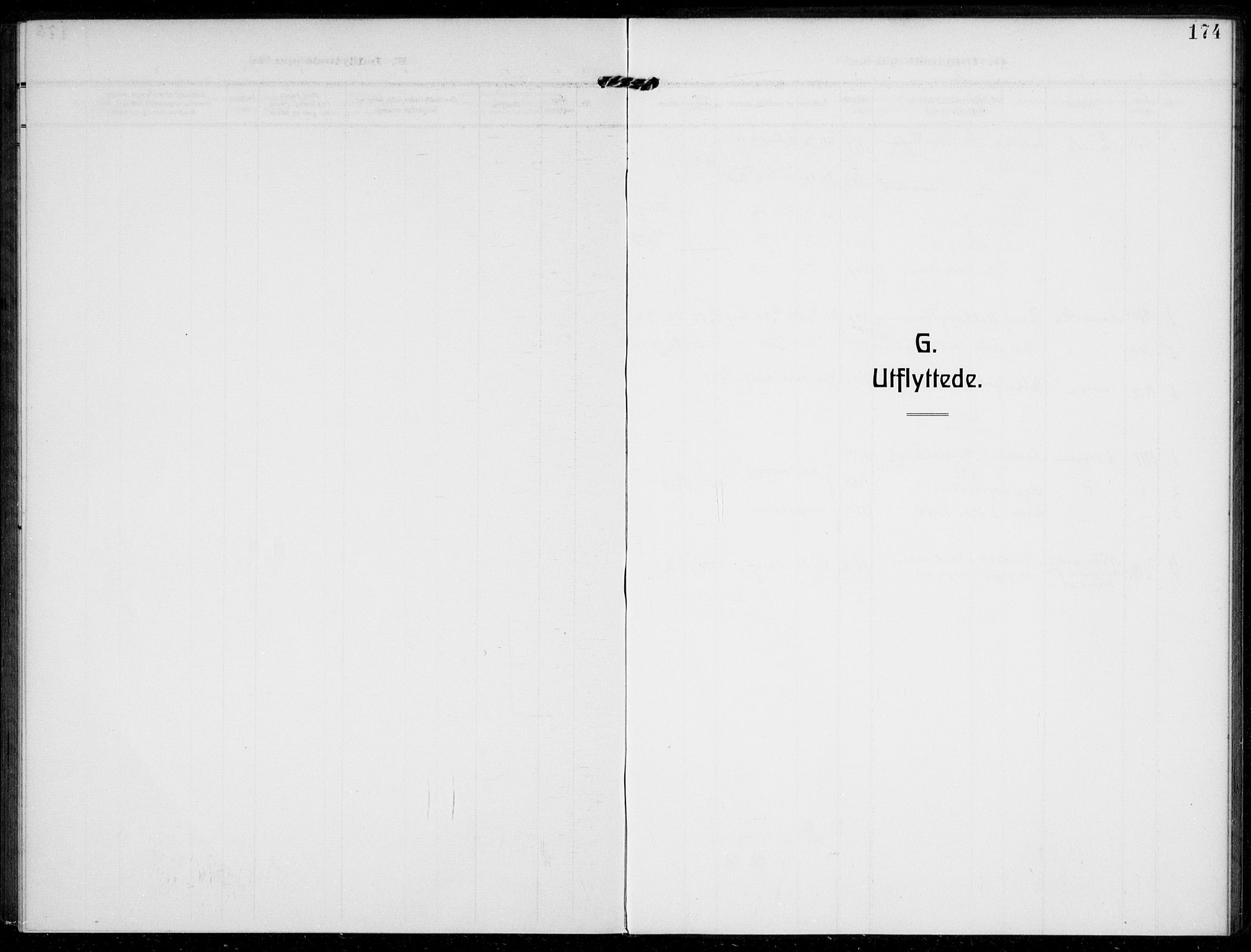 Bamble kirkebøker, AV/SAKO-A-253/F/Fc/L0001: Ministerialbok nr. III 1, 1909-1916, s. 174