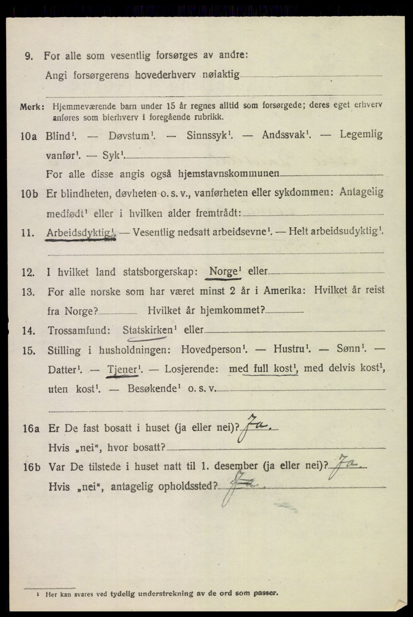 SAH, Folketelling 1920 for 0522 Østre Gausdal herred, 1920, s. 1931