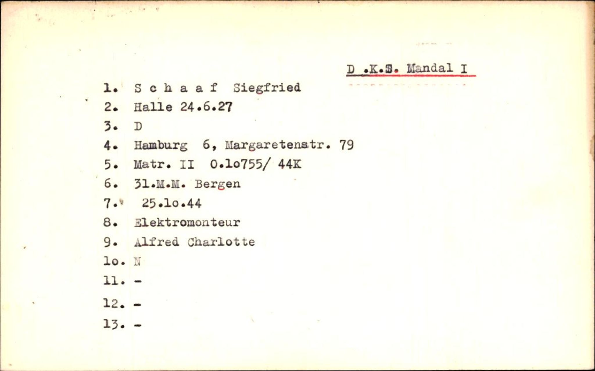 Hjemsendte tyskere , AV/RA-RAFA-6487/D/Da/L0004: Paulik-Seher, 1945-1947, s. 625