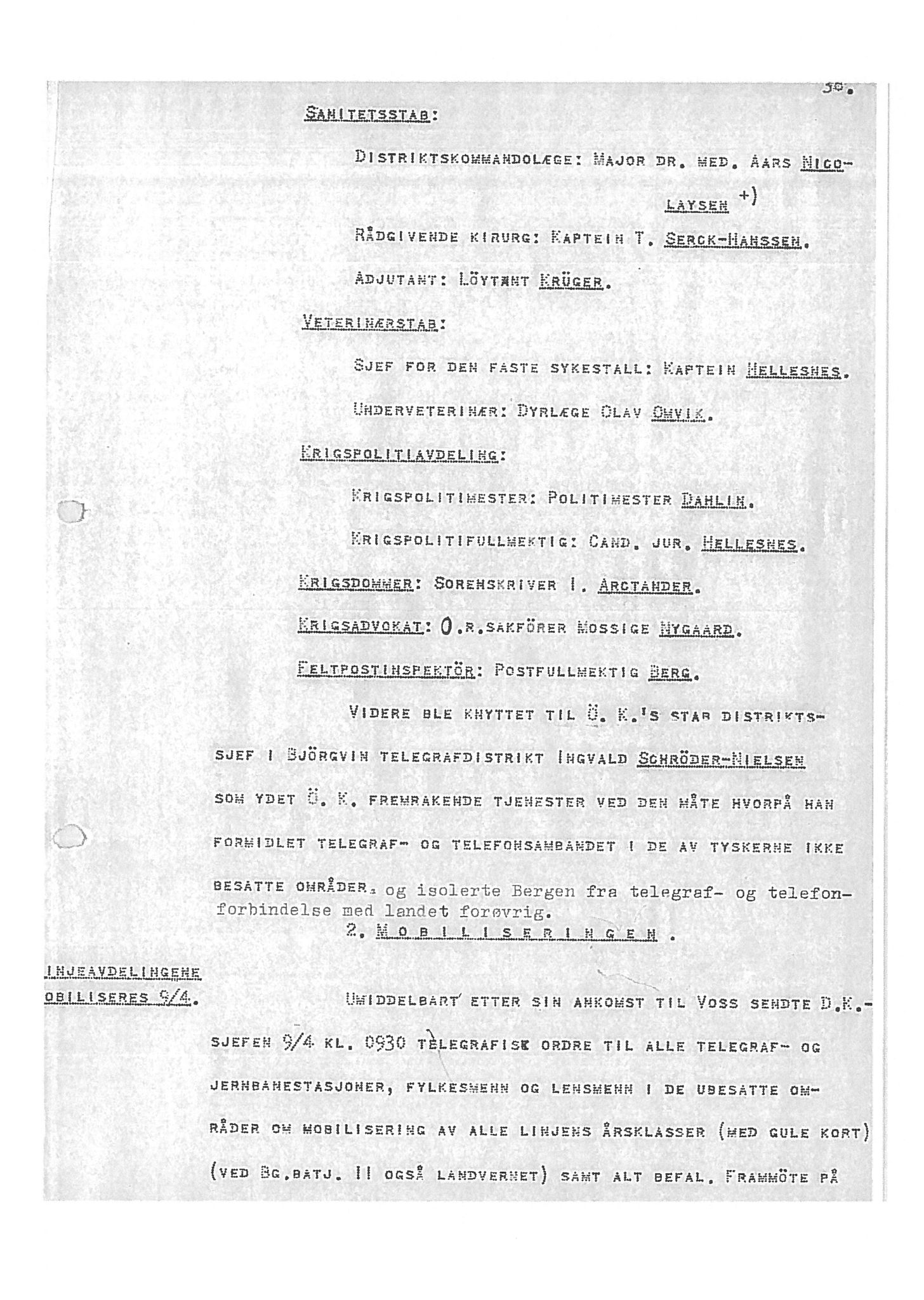 Oberst Sverre Blom - manuskript til krigshistorie, SAB/-/F/L0001: Manuskript "Krigens historie - operasjonene til lands på Vestlandet 1940" av oberst Sverre Blom, 1940, s. 38