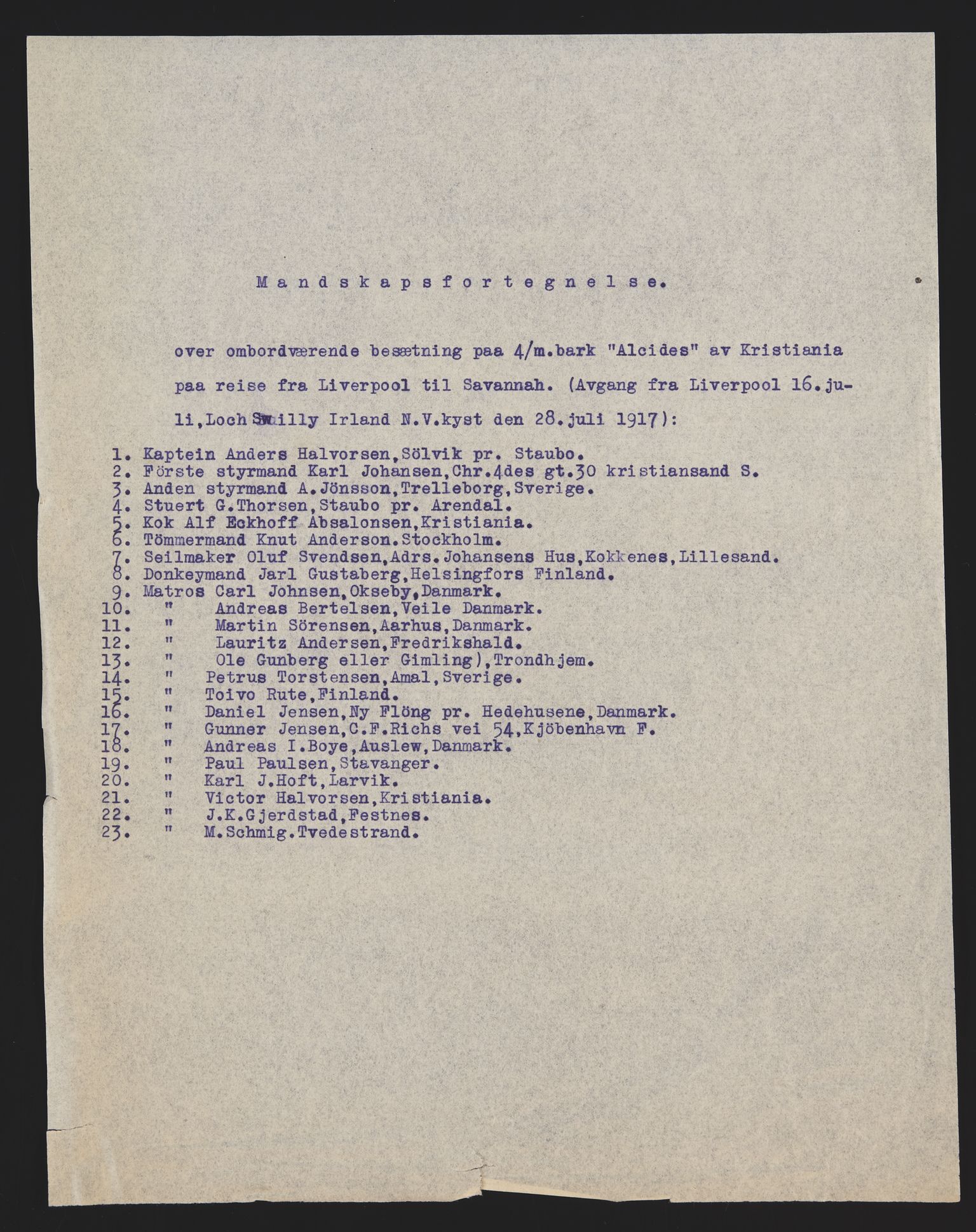 Sjøfartsdirektoratet med forløpere, skipsmapper slettede skip, RA/S-4998/F/Fa/L0018: --, 1877-1921, s. 284