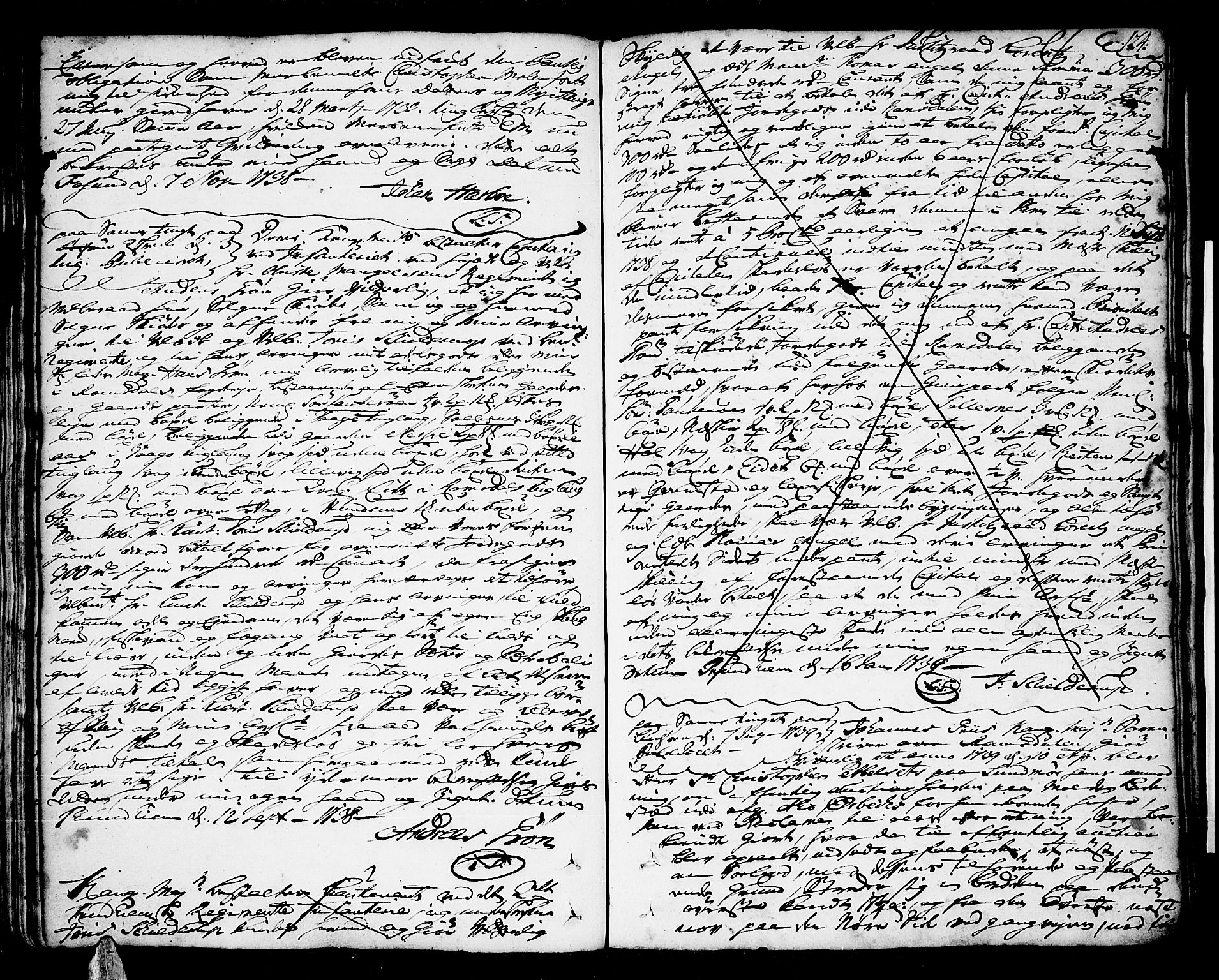 Romsdal sorenskriveri, SAT/A-4149/1/2/2C/L0002: Pantebok nr. 2, 1731-1745, s. 124
