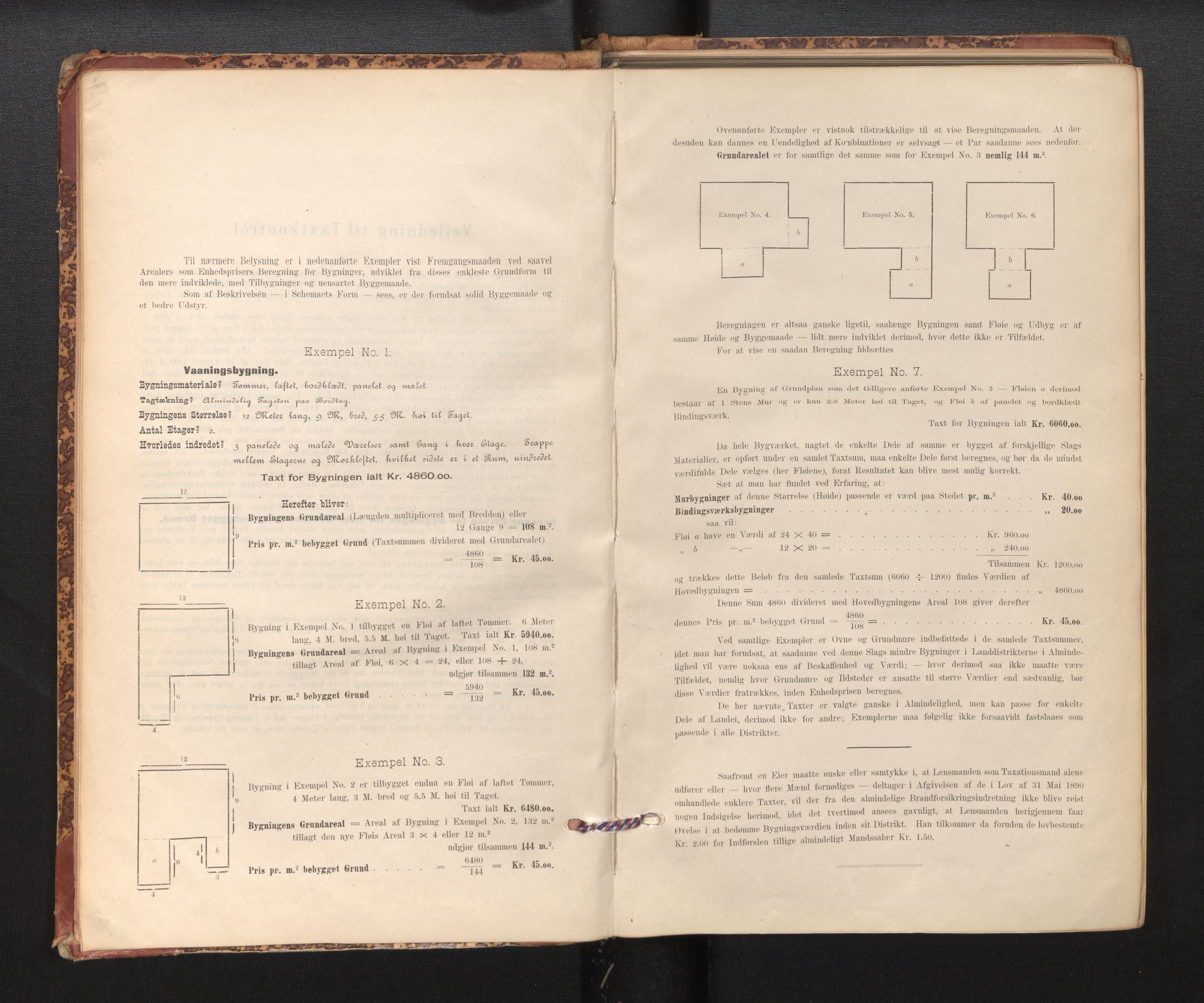 Lensmannen i Leikanger, AV/SAB-A-29201/0012/L0004: Branntakstprotokoll, skjematakst, 1894-1903