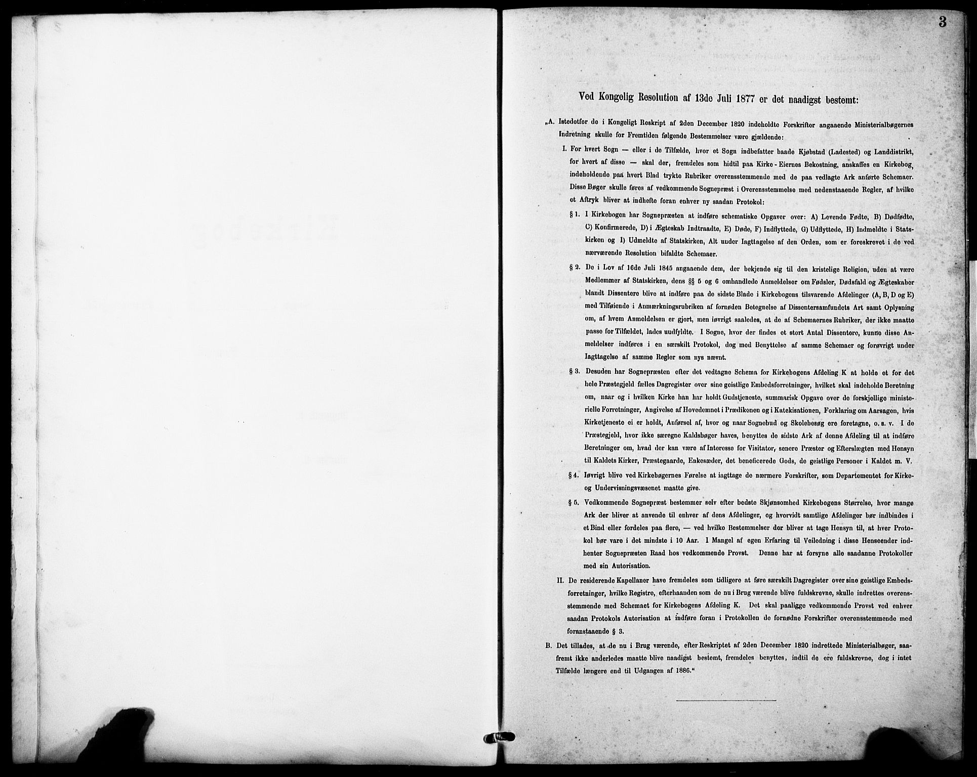 Askvoll sokneprestembete, SAB/A-79501/H/Hab/Haba/L0003: Klokkerbok nr. A 3, 1886-1928, s. 3
