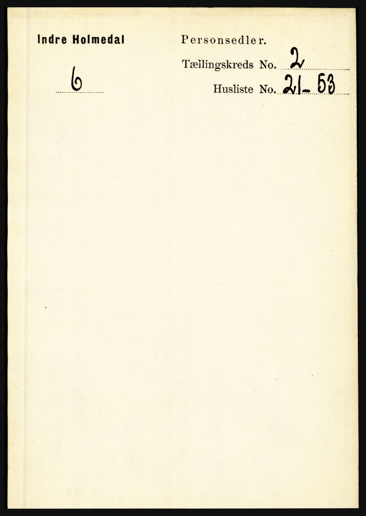 RA, Folketelling 1891 for 1430 Indre Holmedal herred, 1891, s. 612