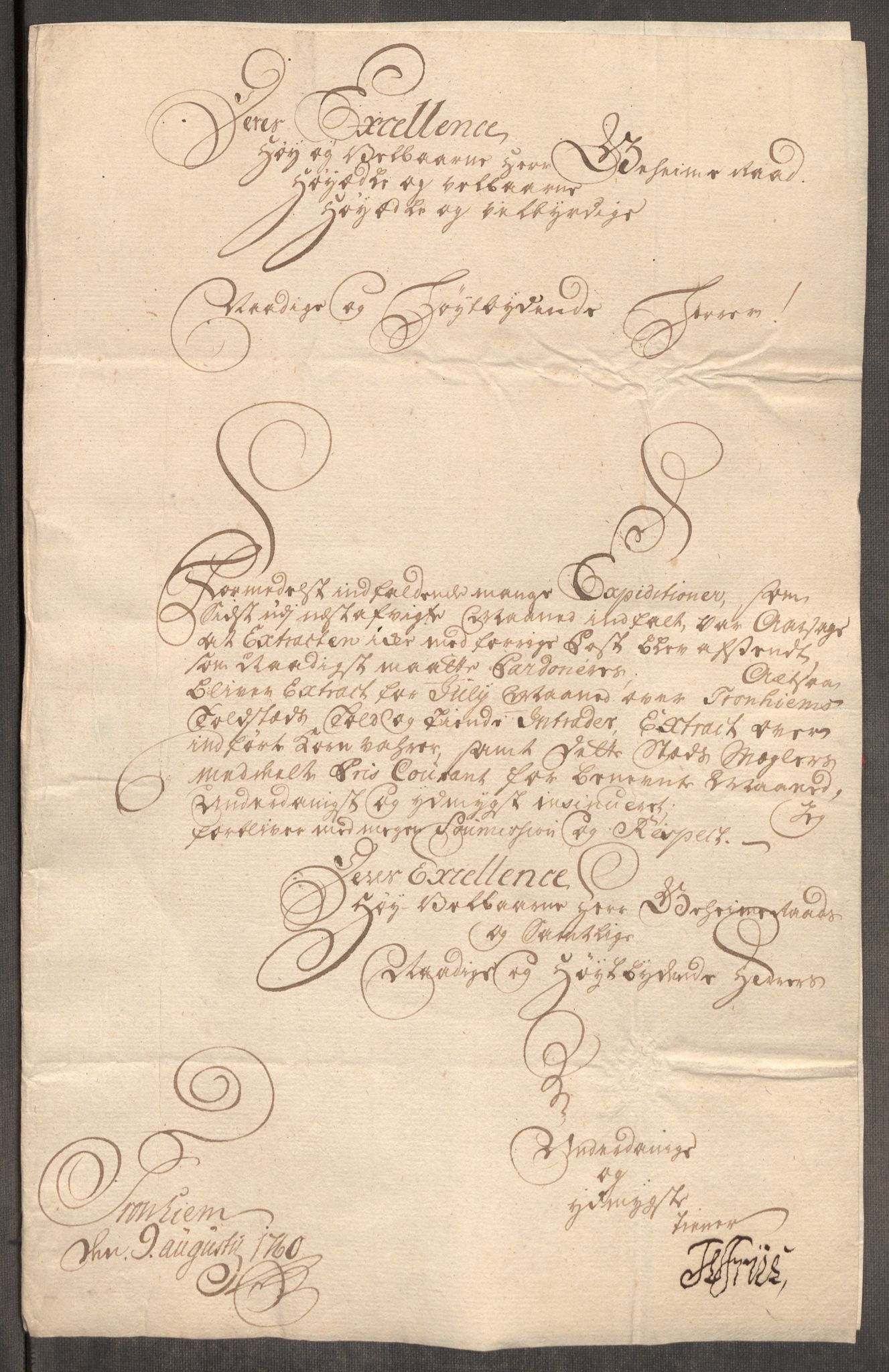 Rentekammeret inntil 1814, Realistisk ordnet avdeling, AV/RA-EA-4070/Oe/L0009: [Ø1]: Nordafjelske priskuranter, 1759-1768, s. 60