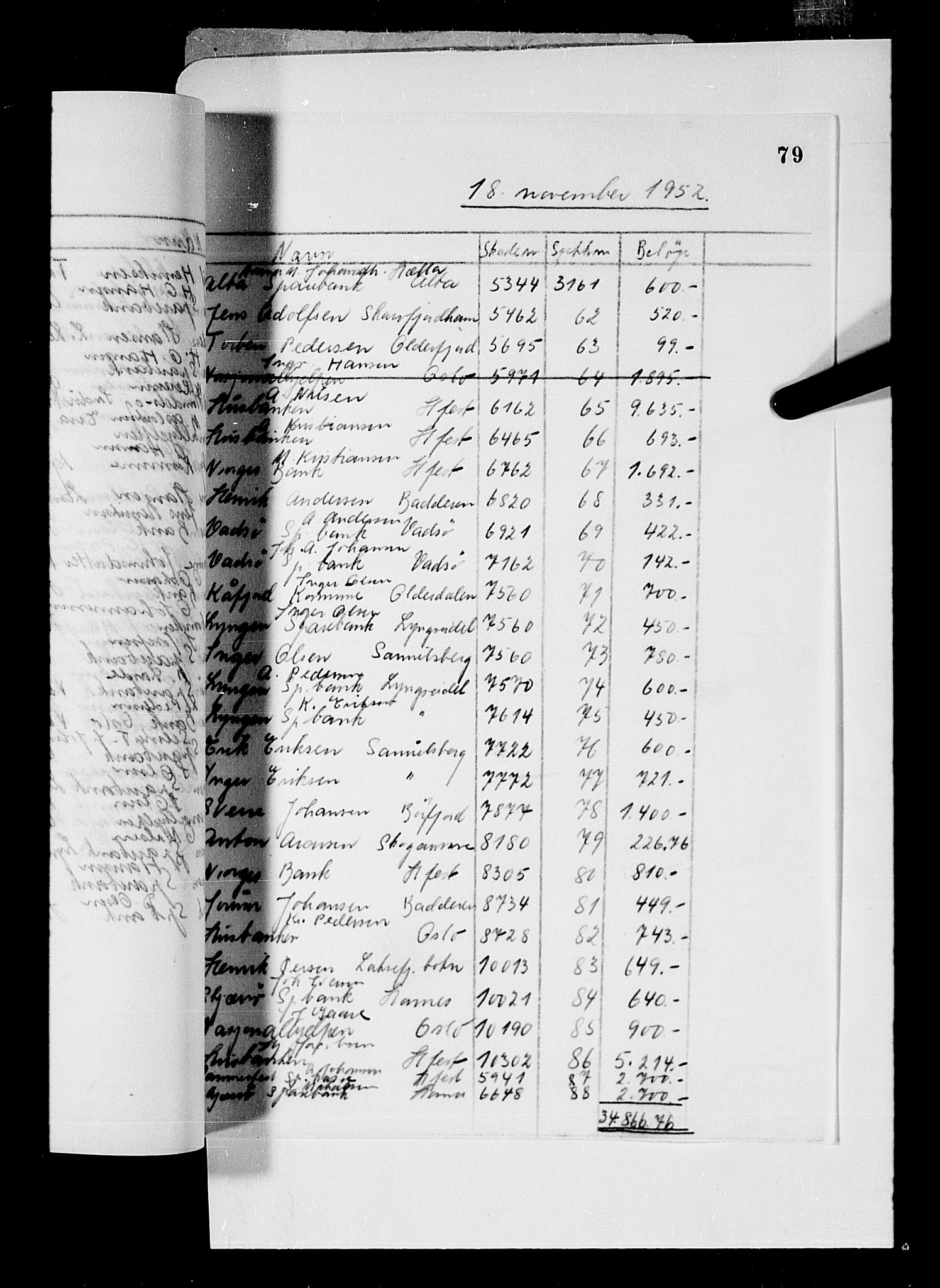 Krigsskadetrygdene for bygninger og løsøre, AV/RA-S-1548/V/L0014: --, 1940-1945, s. 913