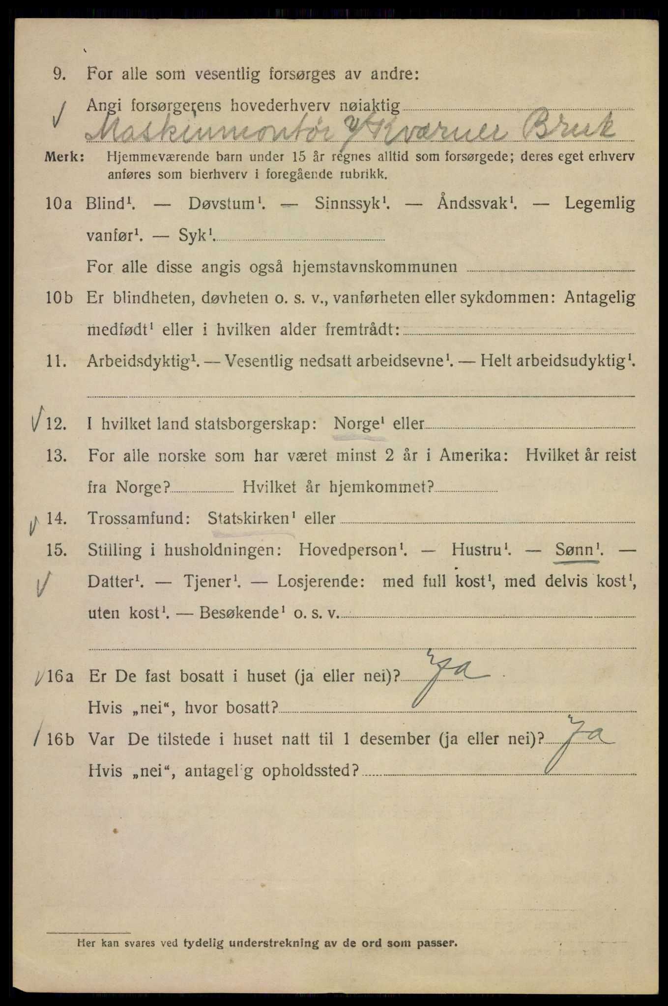 SAO, Folketelling 1920 for 0301 Kristiania kjøpstad, 1920, s. 262486